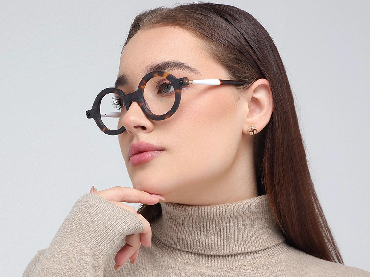 Dark Tortoise shell Glasses 53