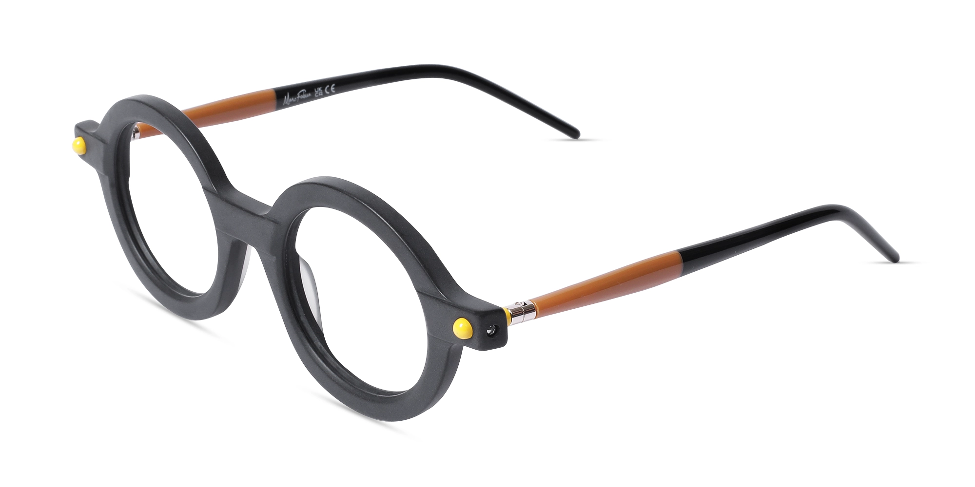 Black Oval Glasses 3