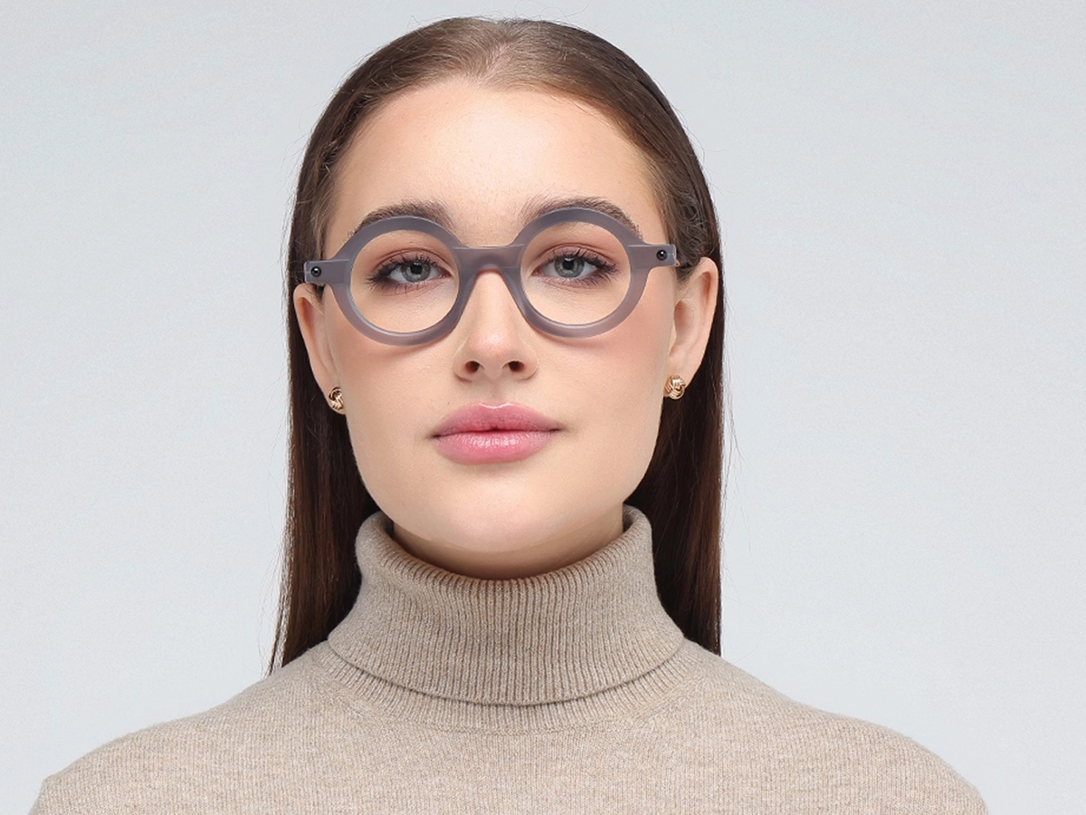Acetate Oval Eyeglasses Frames 51