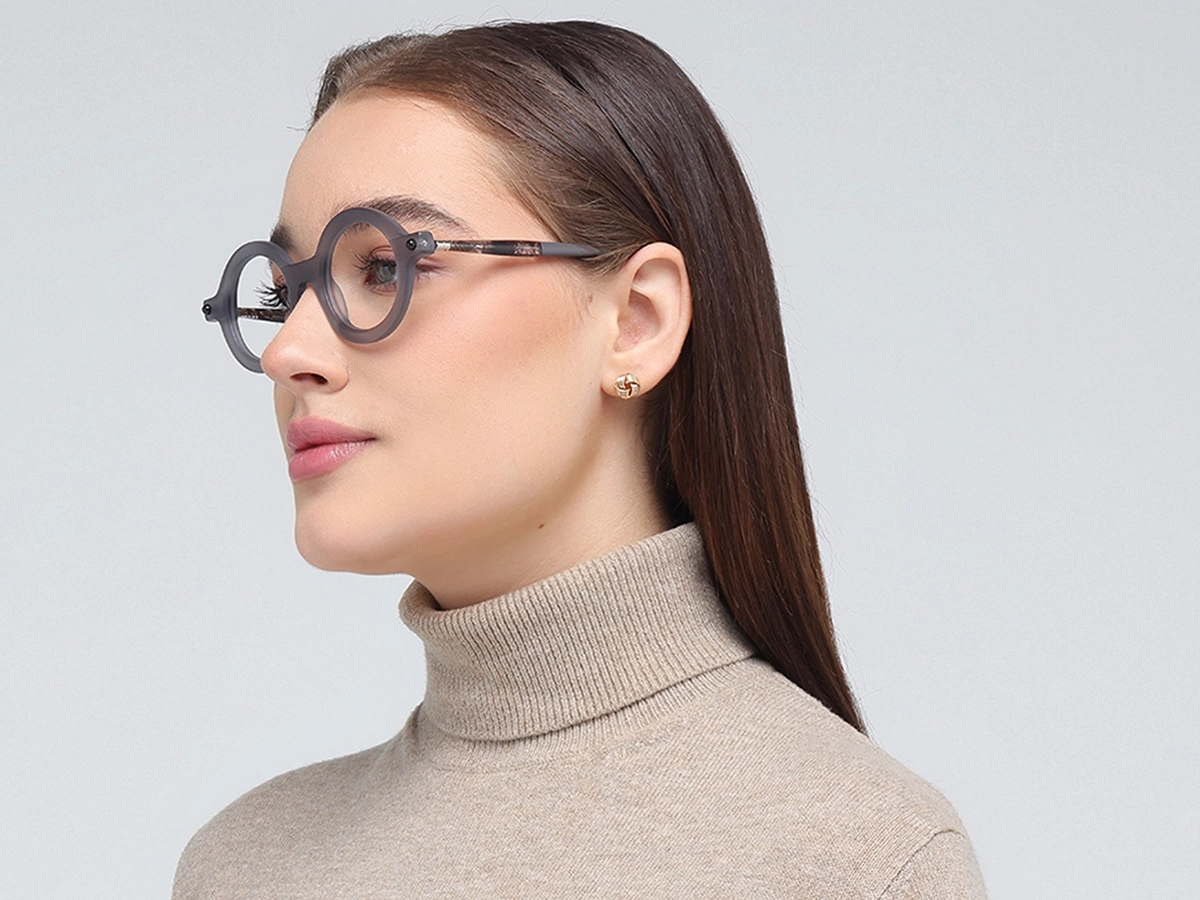 Acetate Oval Eyeglasses Frames 53