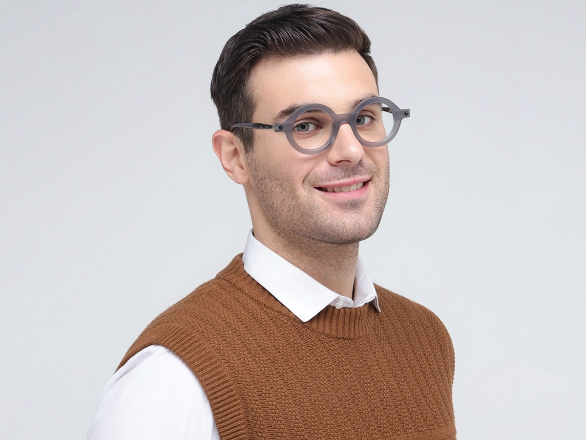 Acetate Oval Eyeglasses Frames 43