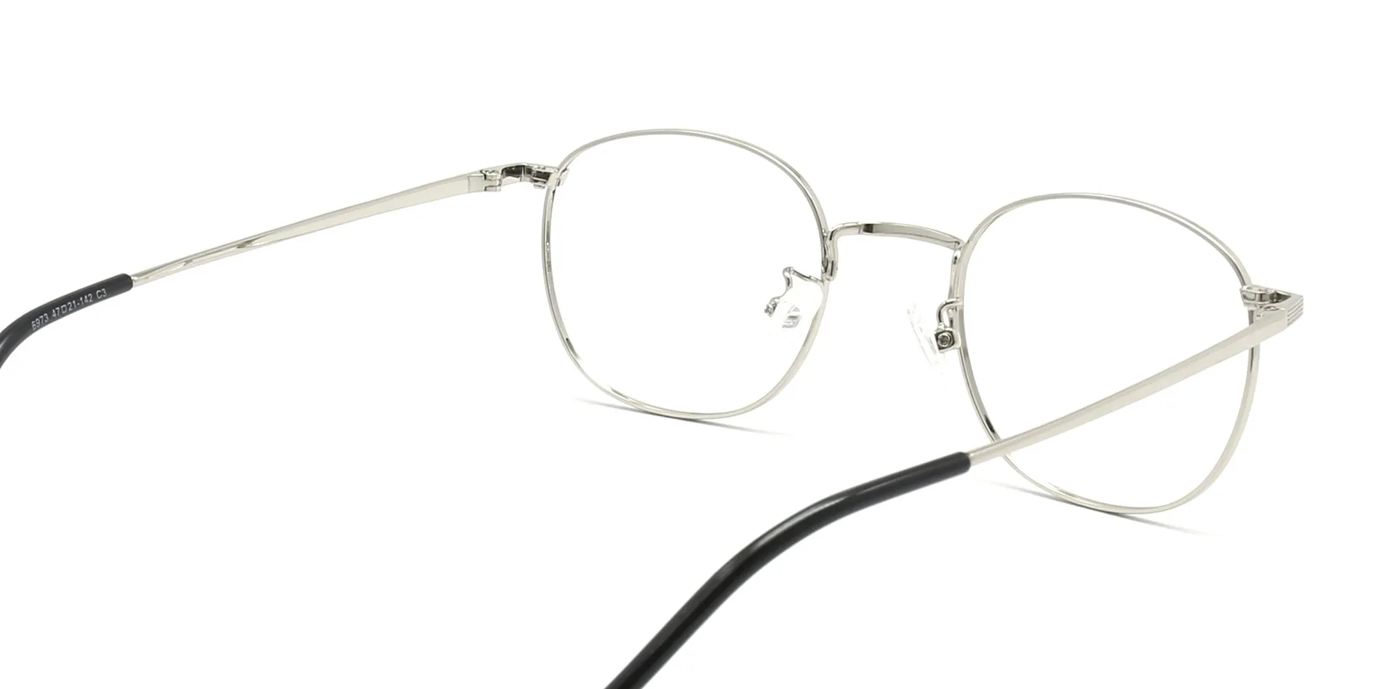 black & silver round shape specs-2