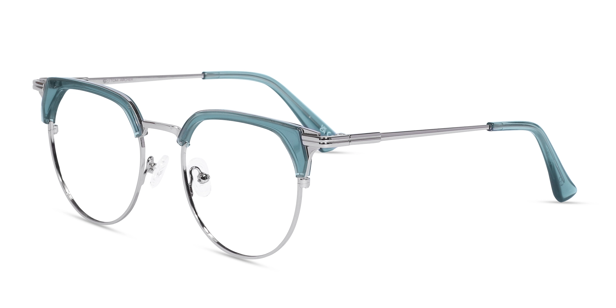 Silver Browline Glasses. 3 Silver Browline Glasses. 3