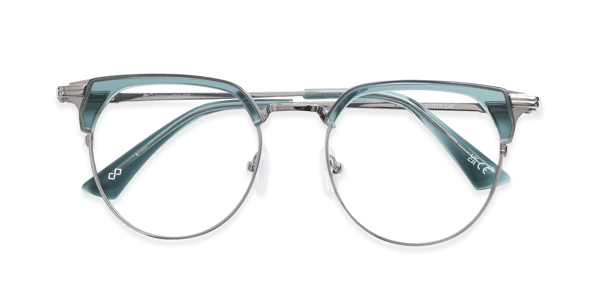 Silver Browline Glasses. 6