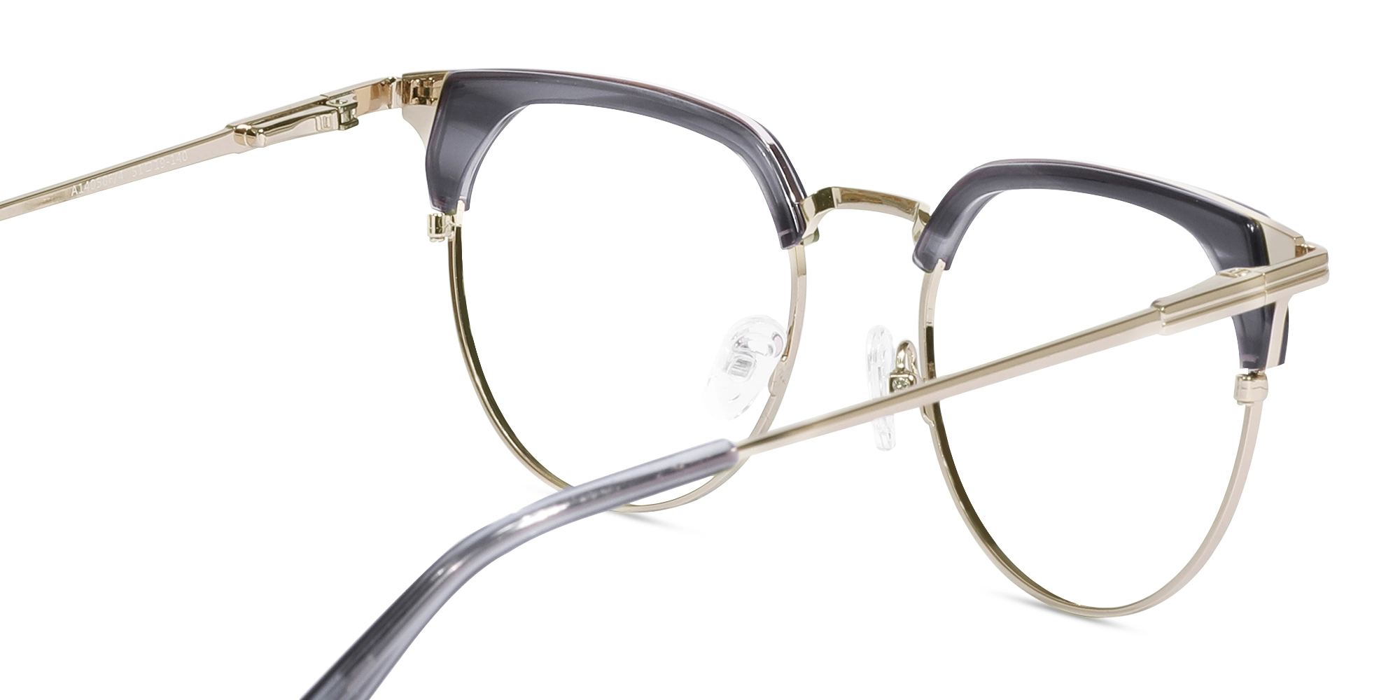 Smoke Grey & Gold Glasses 5