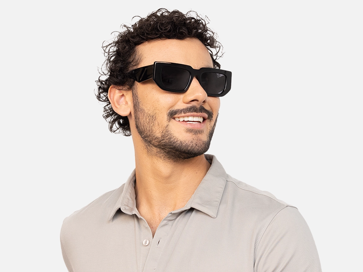 Large Rectangle Sunglasses-43