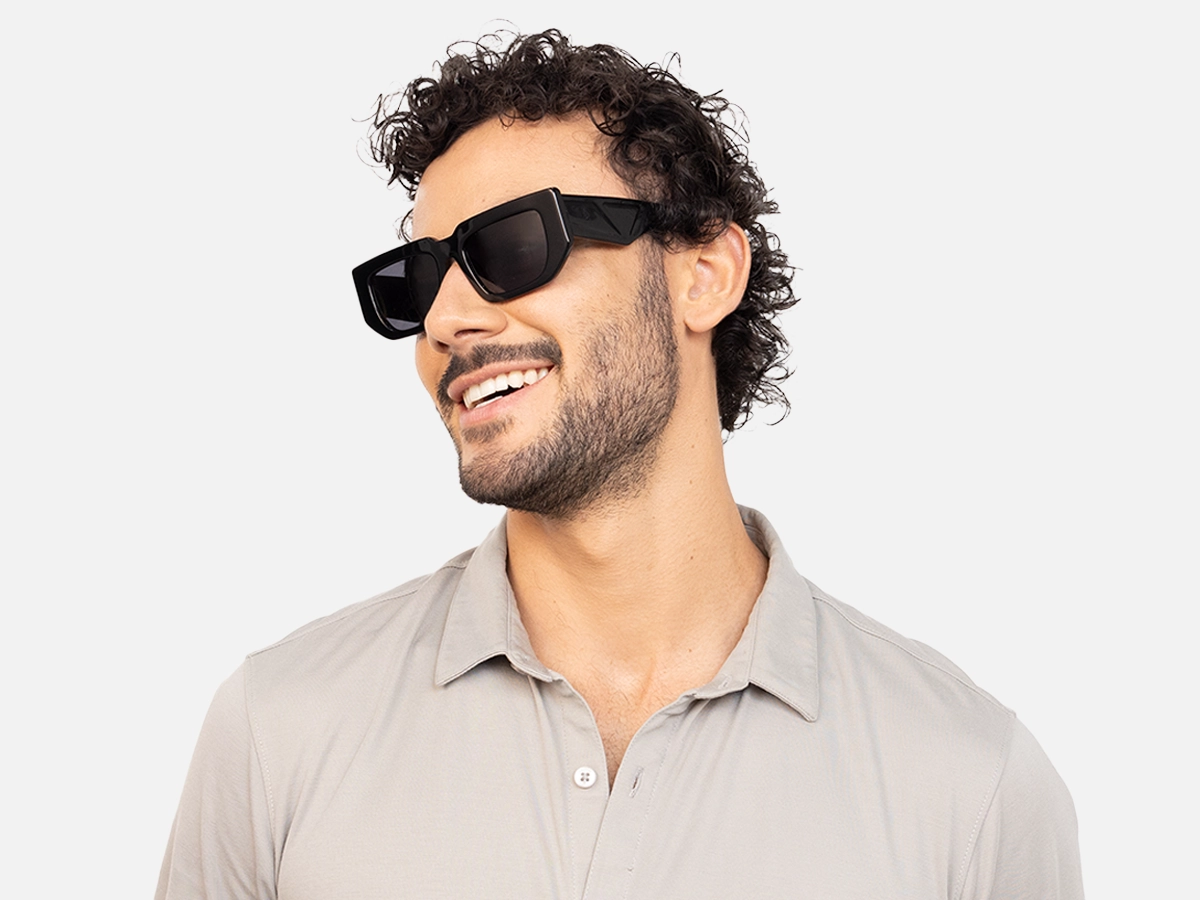 Large Rectangle Sunglasses-42