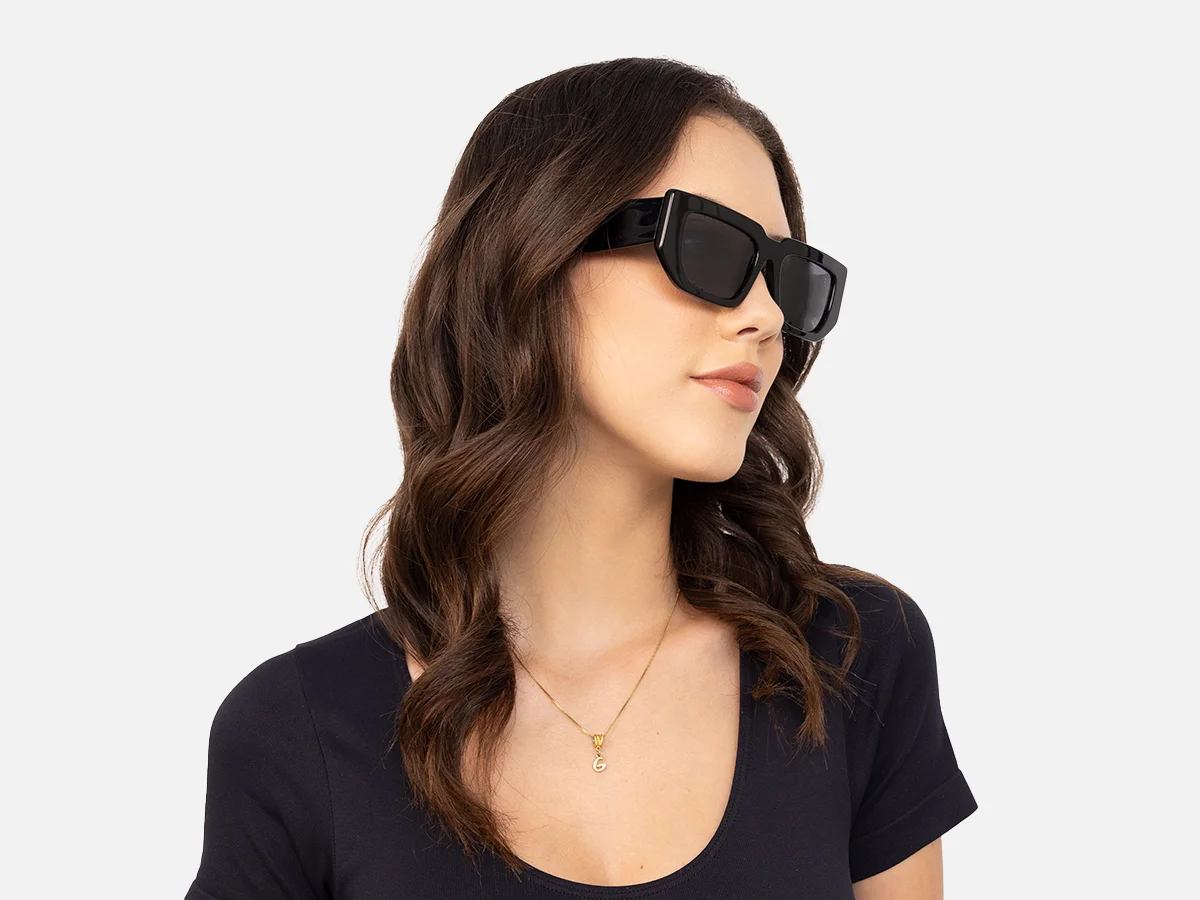 Large Rectangle Sunglasses-53