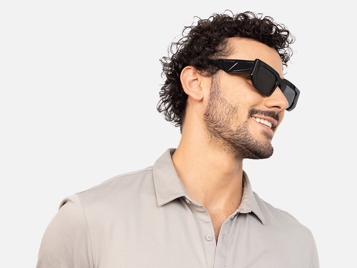 Large Rectangle Sunglasses-45