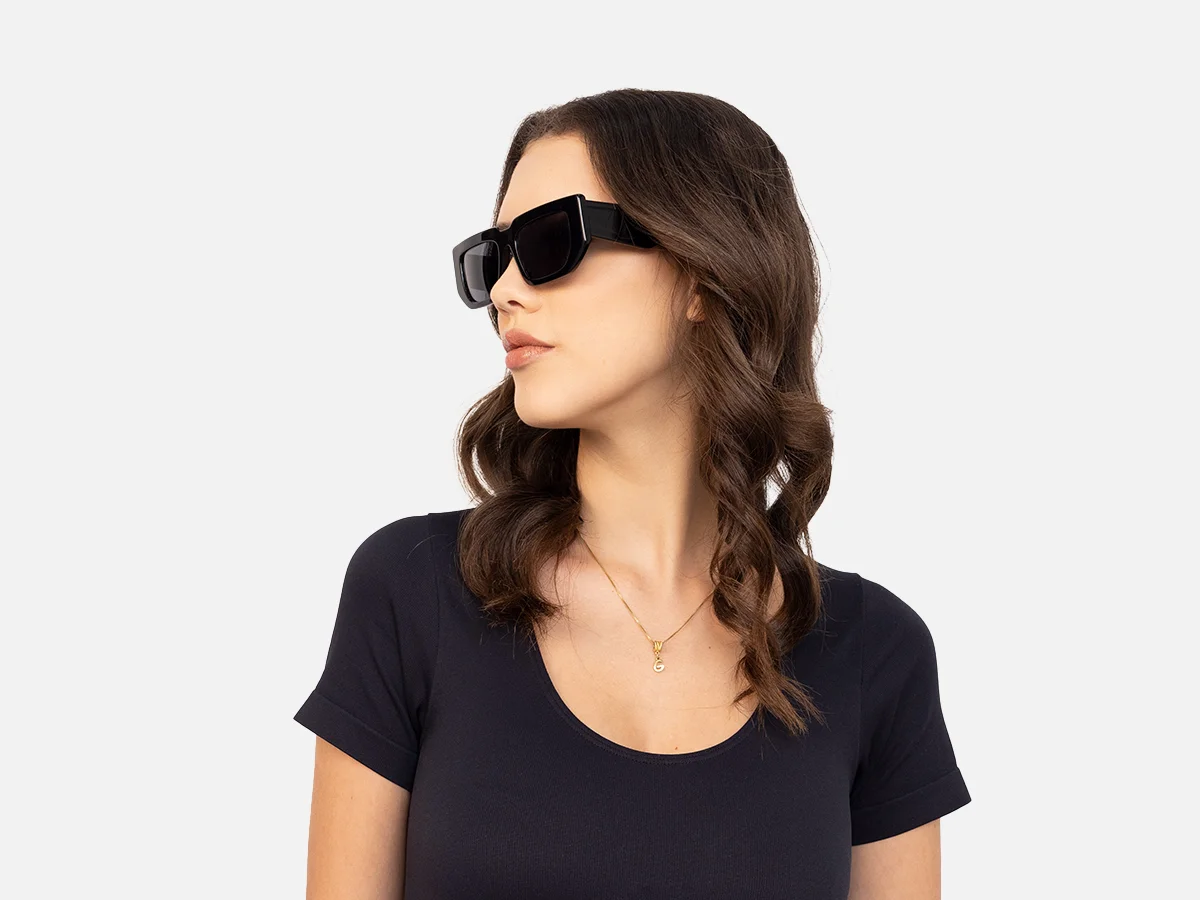Large Rectangle Sunglasses-52
