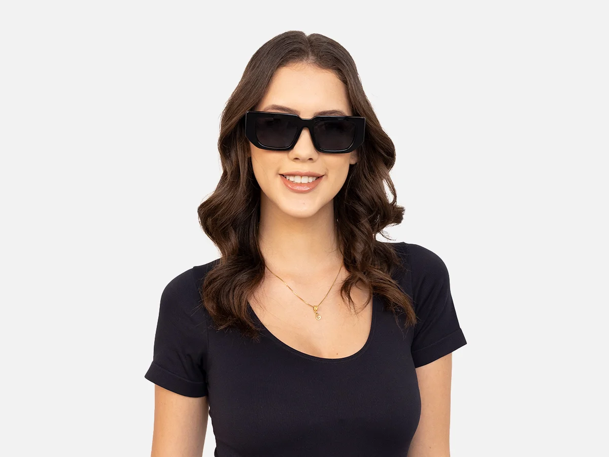 Large Rectangle Sunglasses-51
