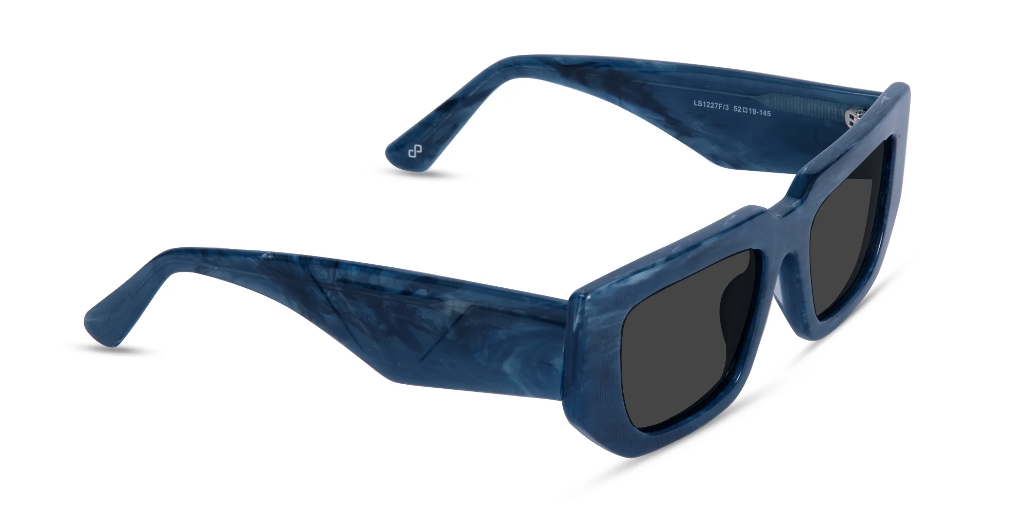 Rectangle Blue Sunglasses-2