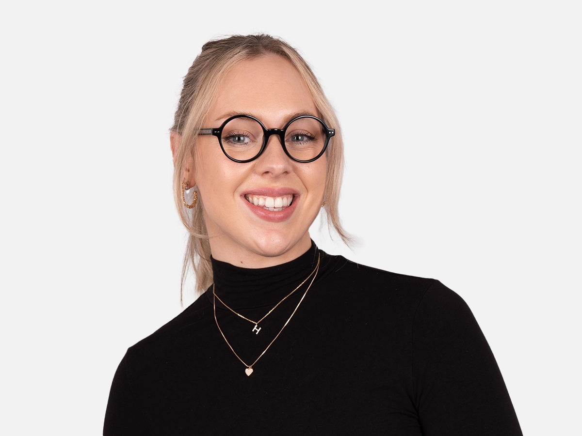 Black Round Acetate Glasses-51