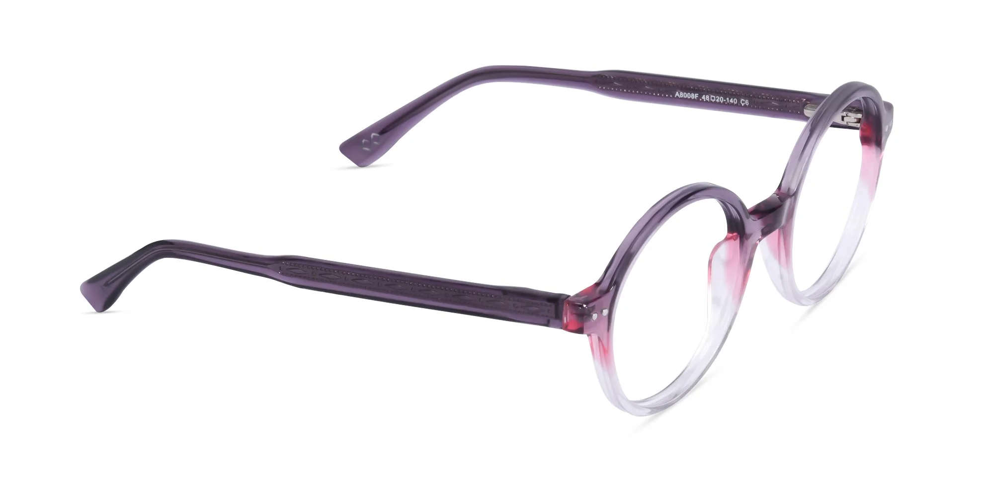 Purple Round Glasses-2