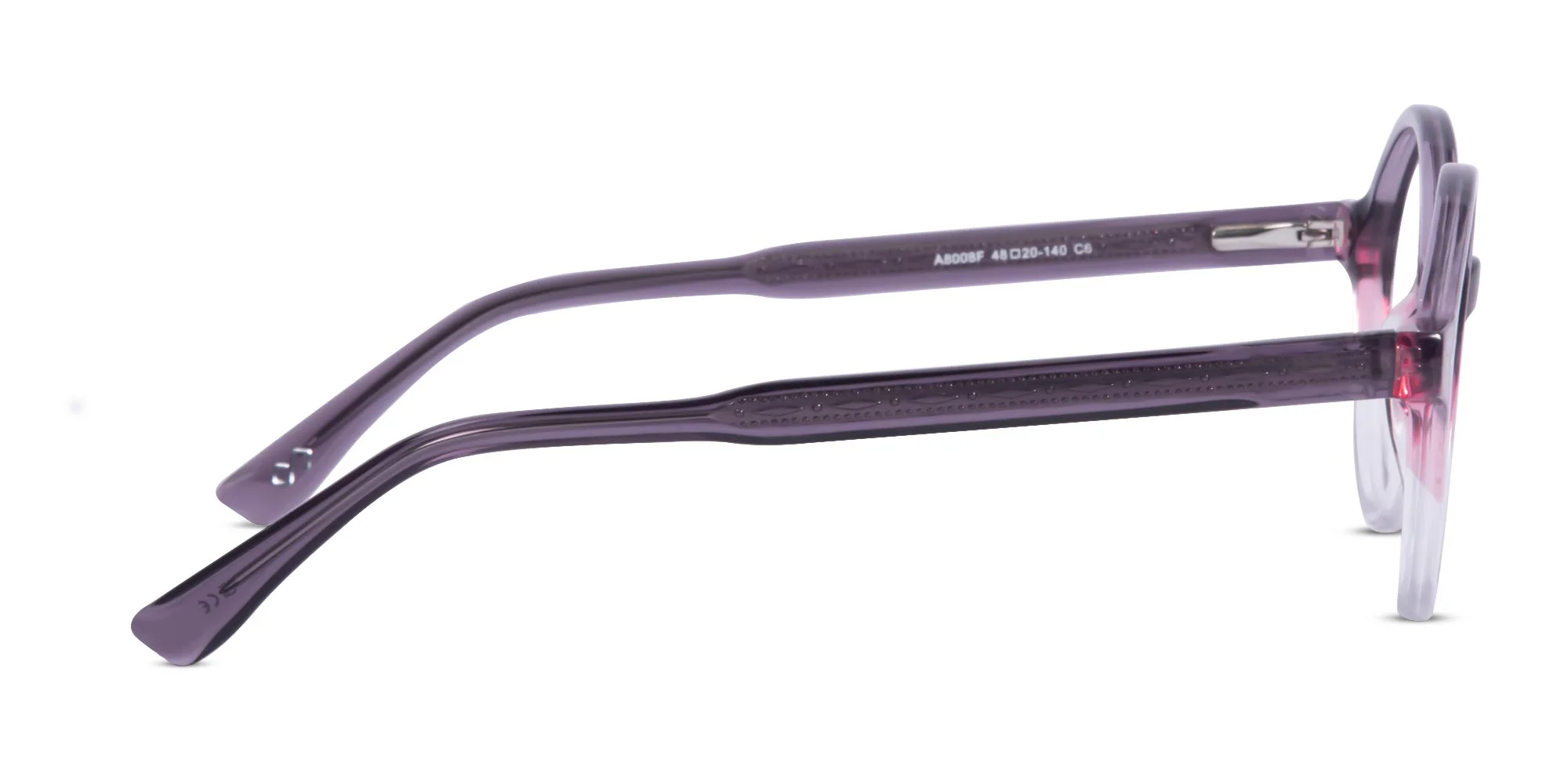 Purple Round Glasses-4
