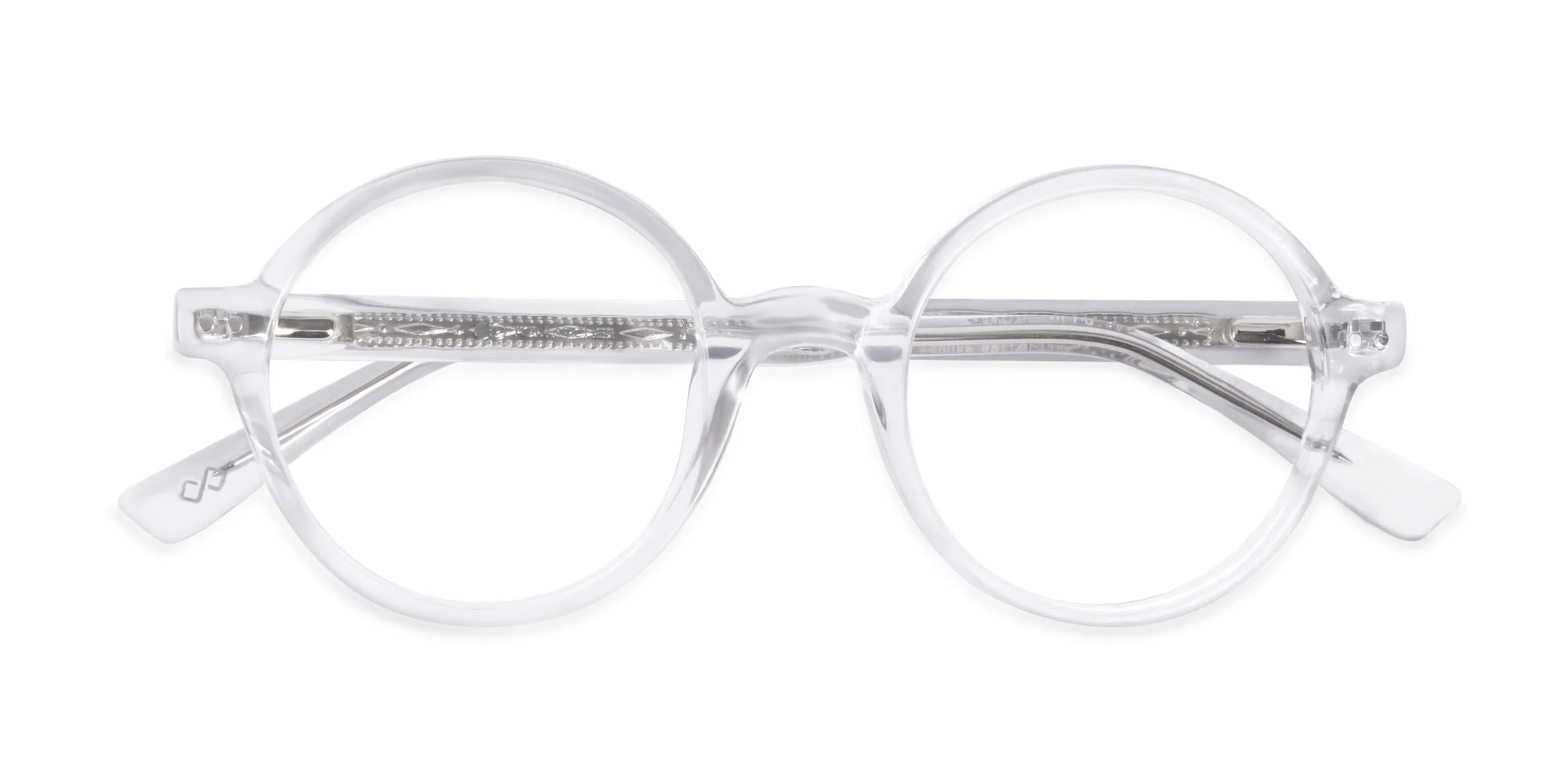 Transparent Round Eyeglasses- 6