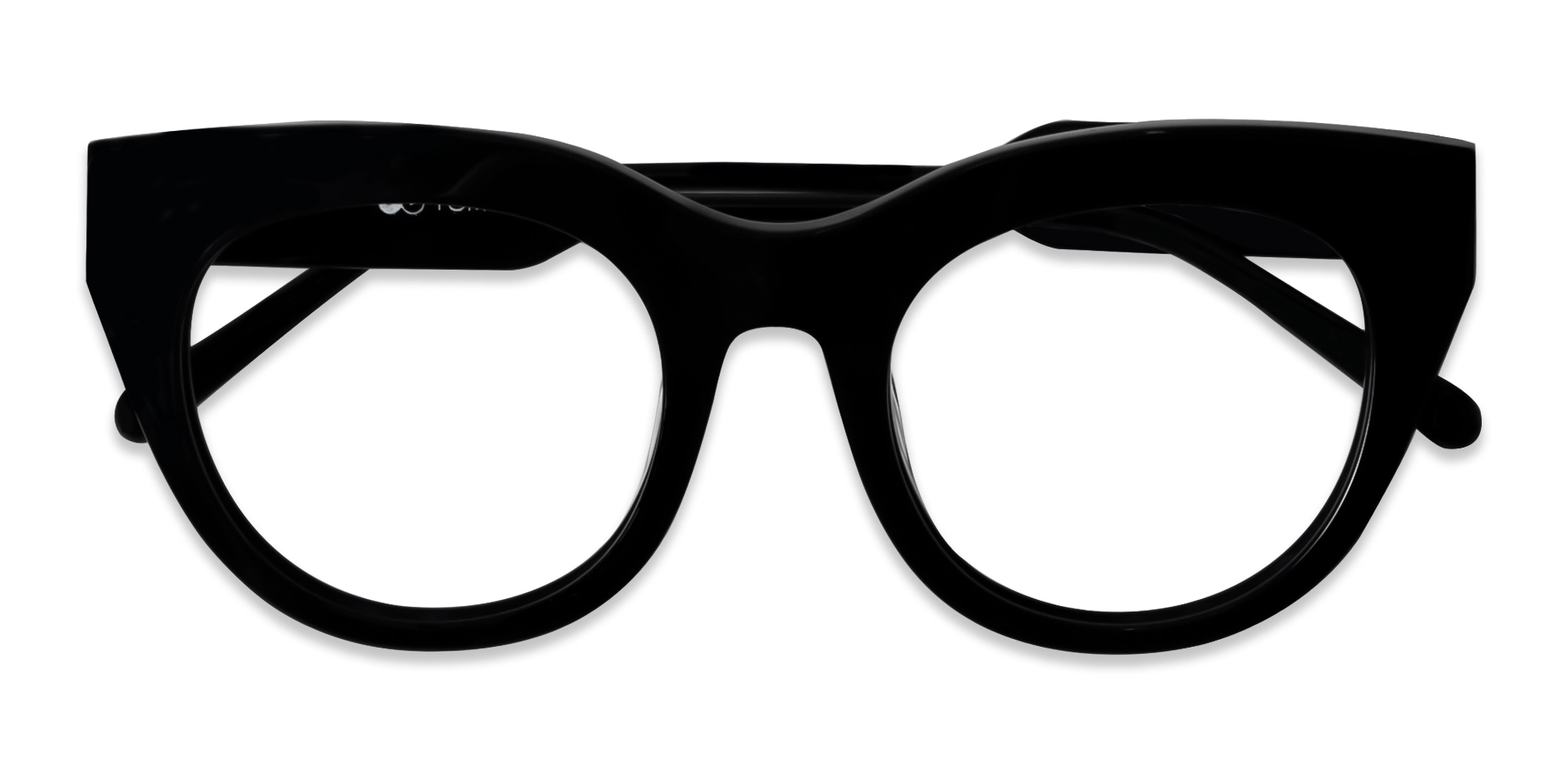 Black Full-Rim Cat-eye Glasses