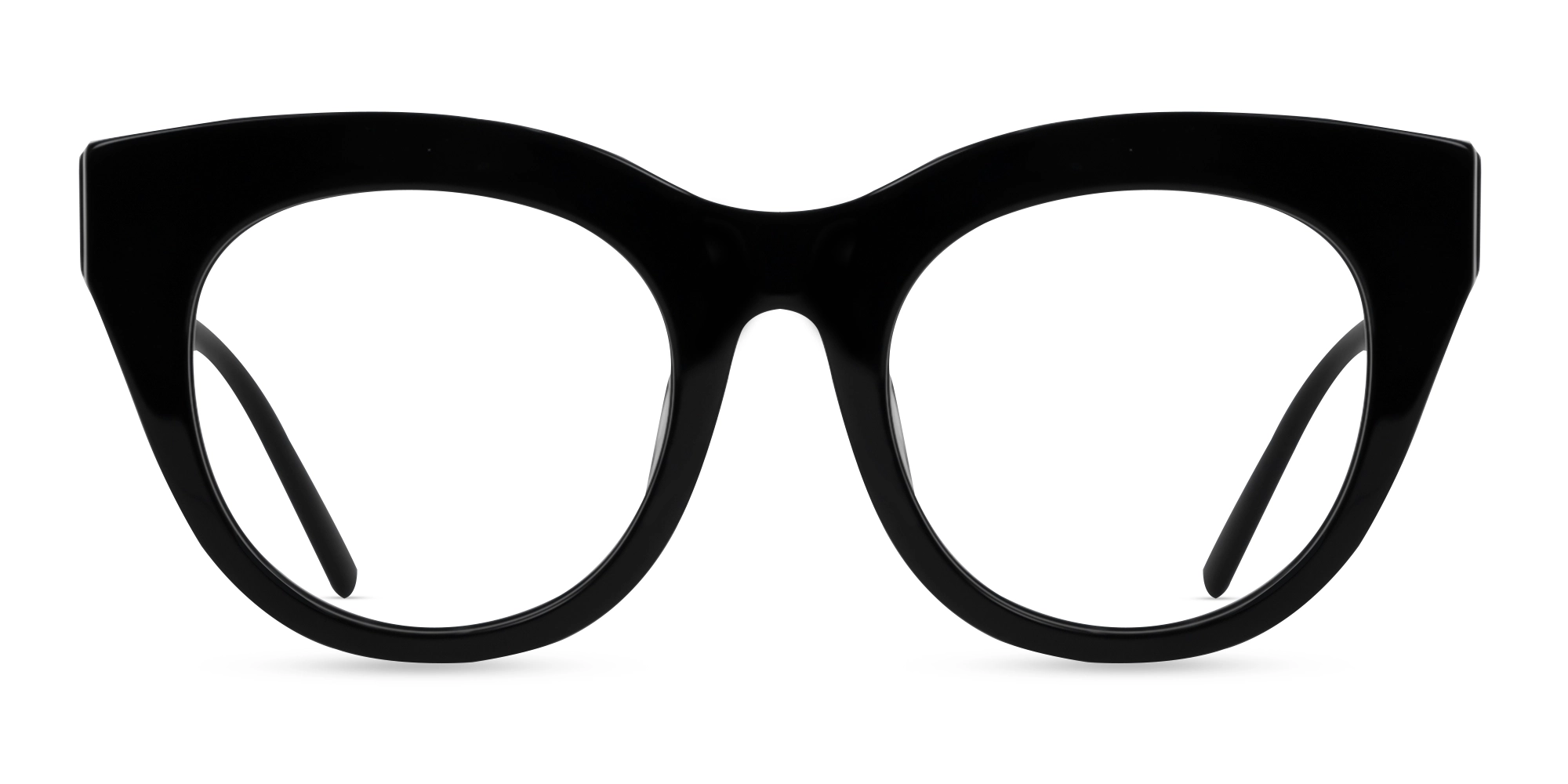 Black Full-Rim Cat-eye Glasses