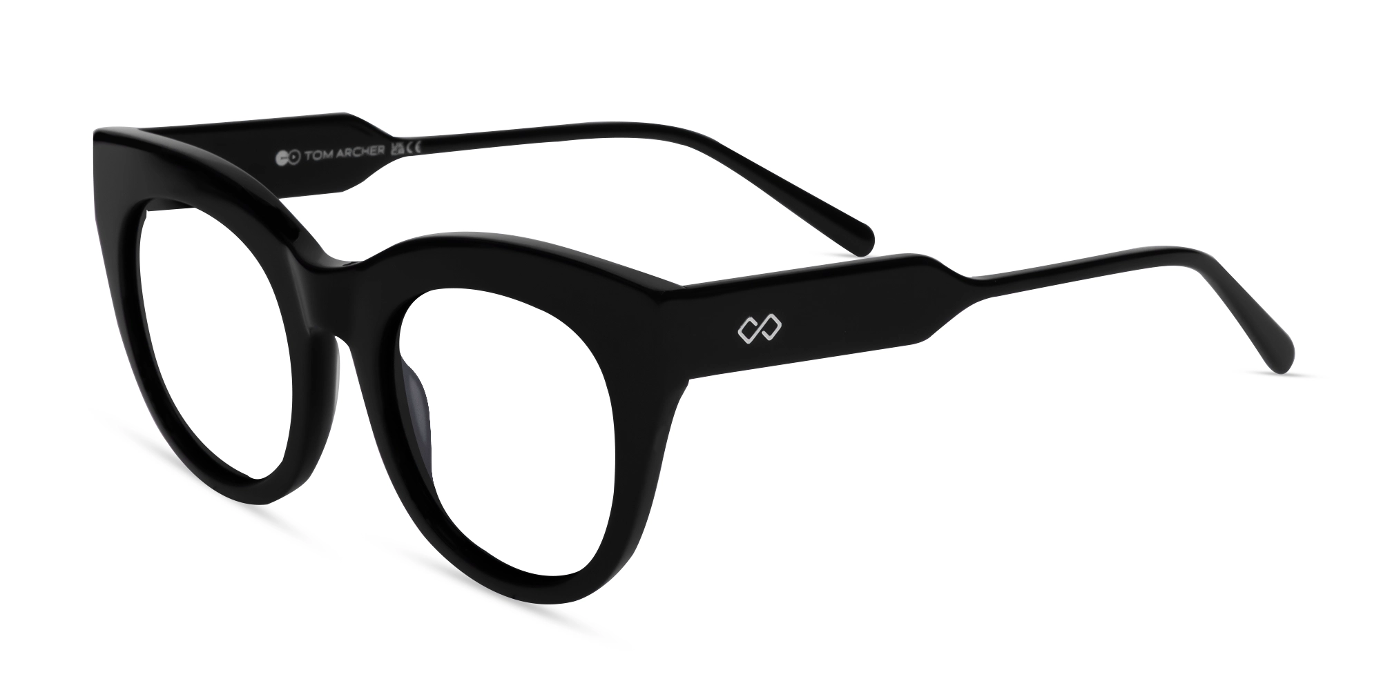 Black Full-Rim Cat-eye Glasses