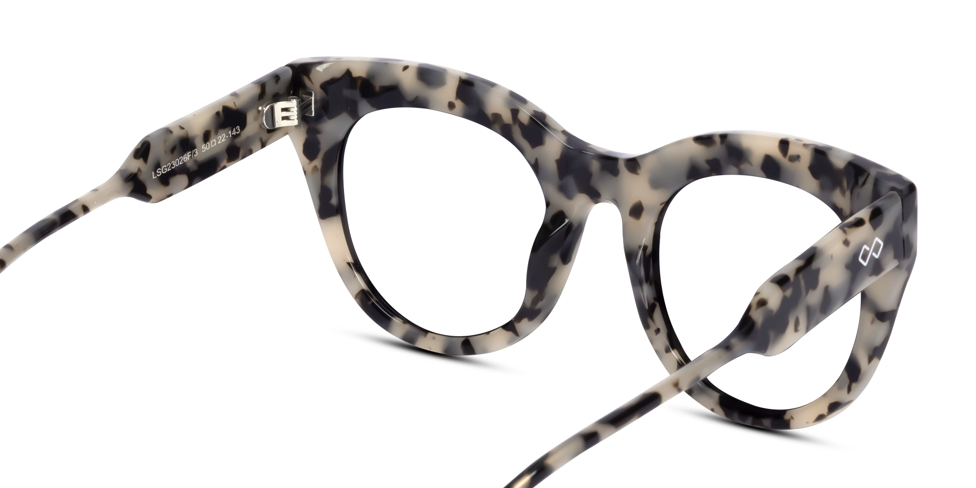 Beige Tortoise Cat-eye Glasses