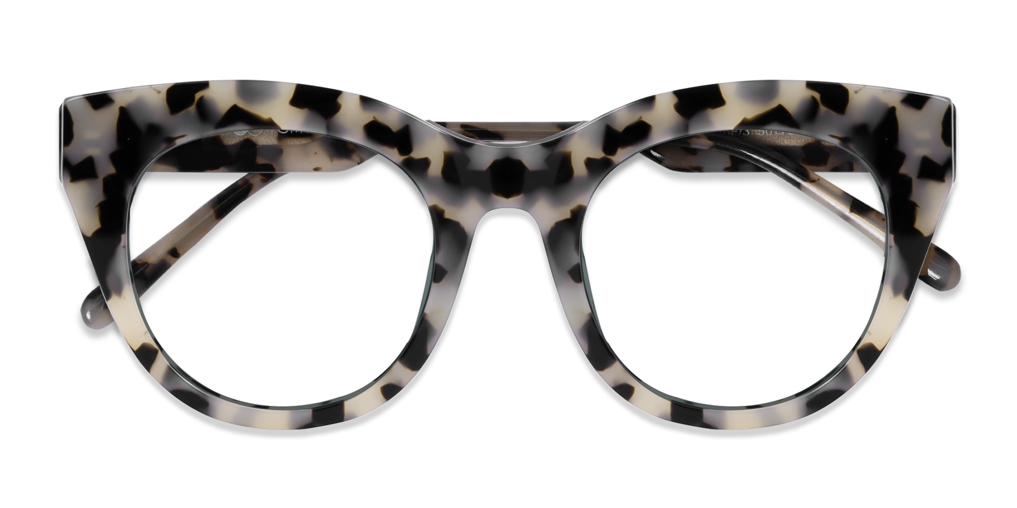 Beige Tortoise Cat-eye Glasses