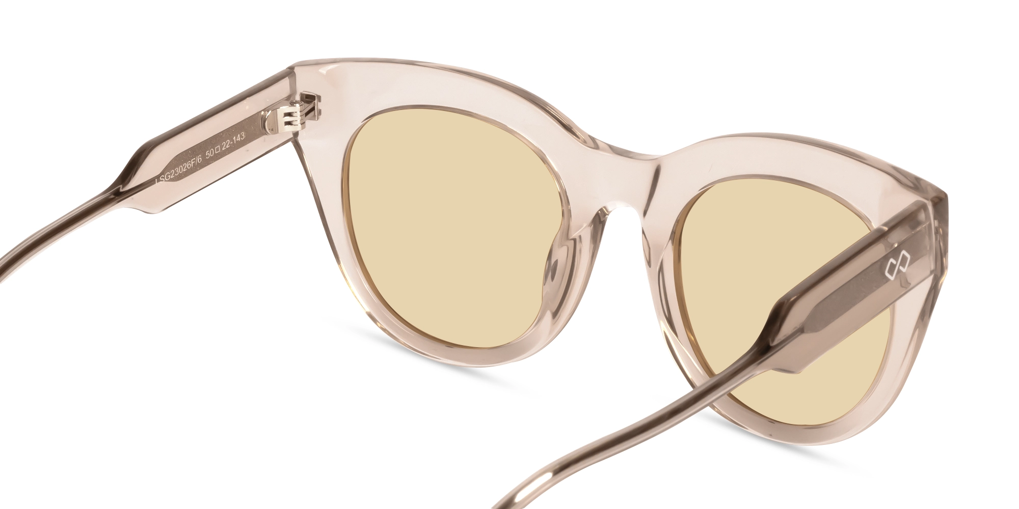 Acetate Cat-Eye Brown Tinted Sunglasses-5