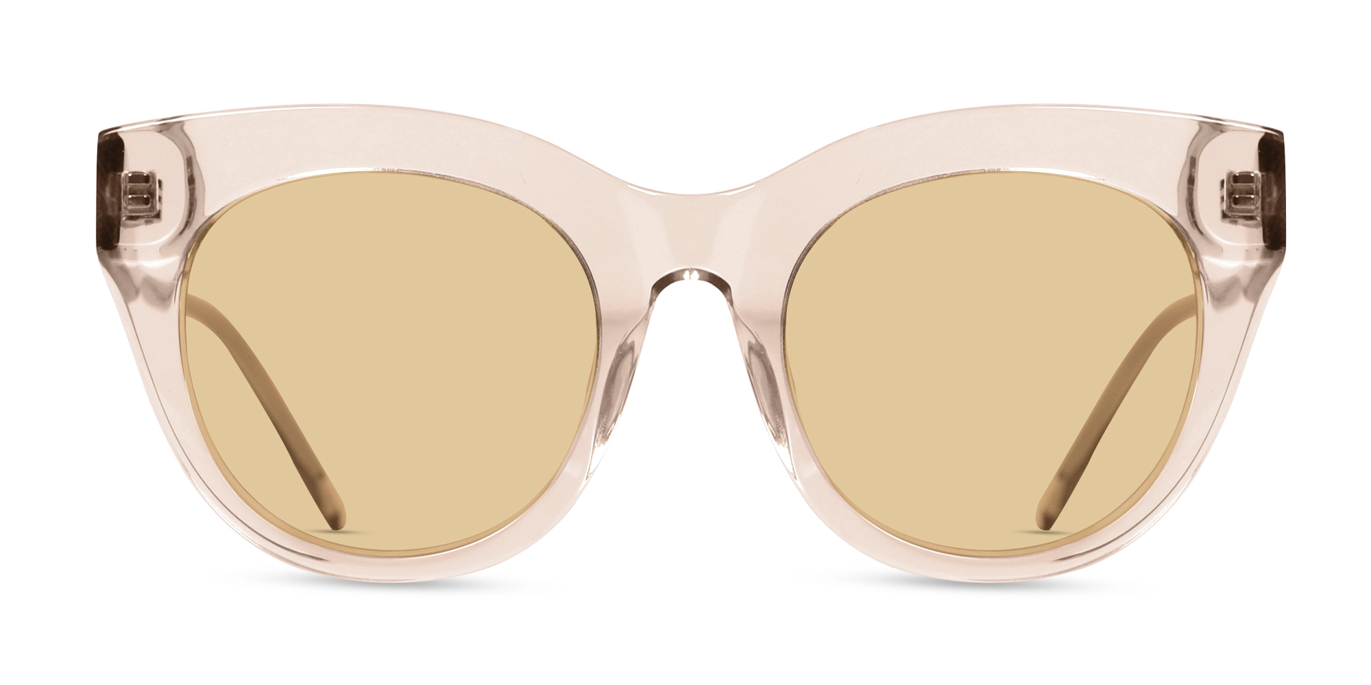 Acetate Cat-Eye Brown Tinted Sunglasses-1