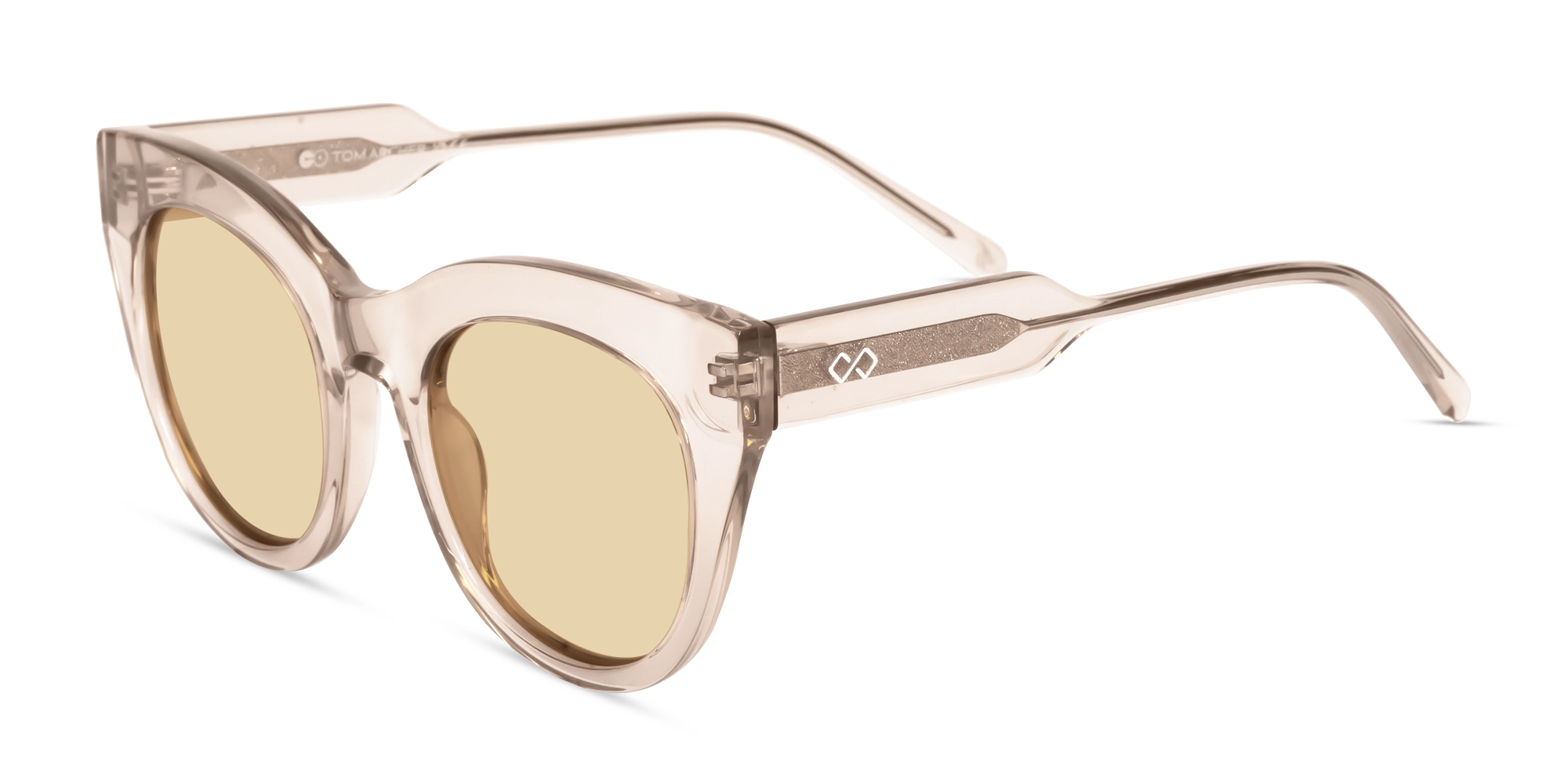 Acetate Cat-Eye Brown Tinted Sunglasses-3
