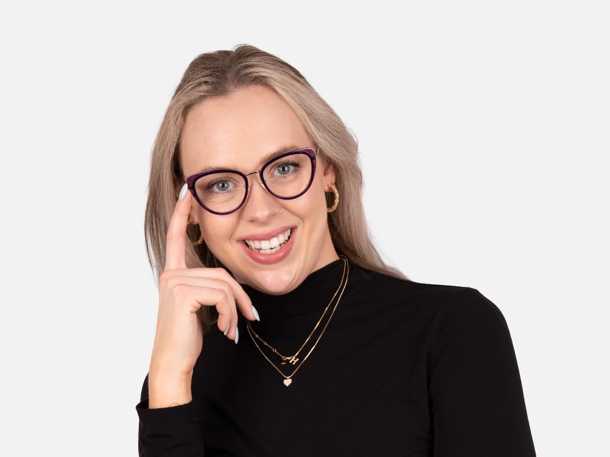 Designer Cat Eye Optical Glasses-44