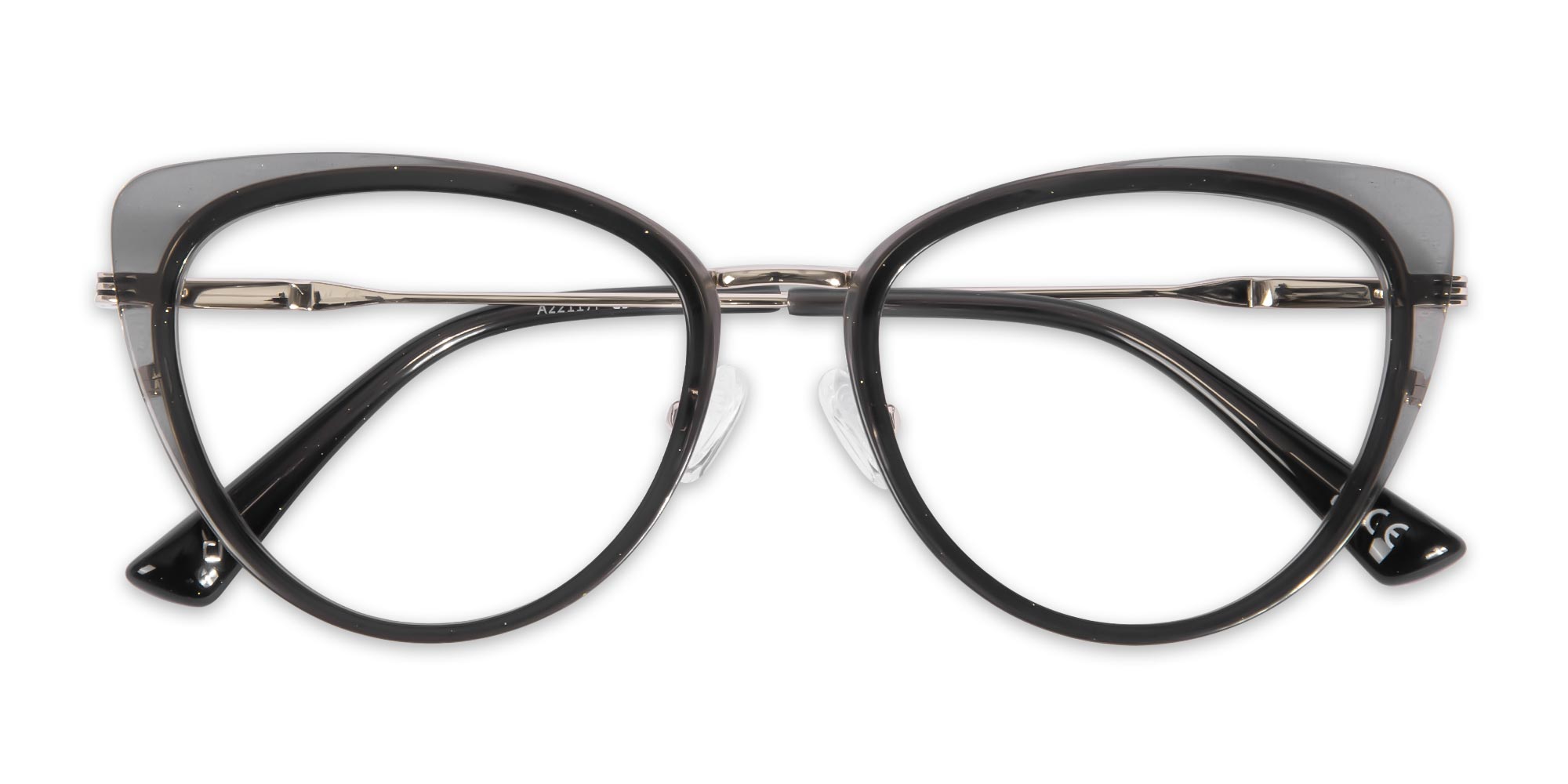 Crystal Grey Cat Eye Spectacle-6