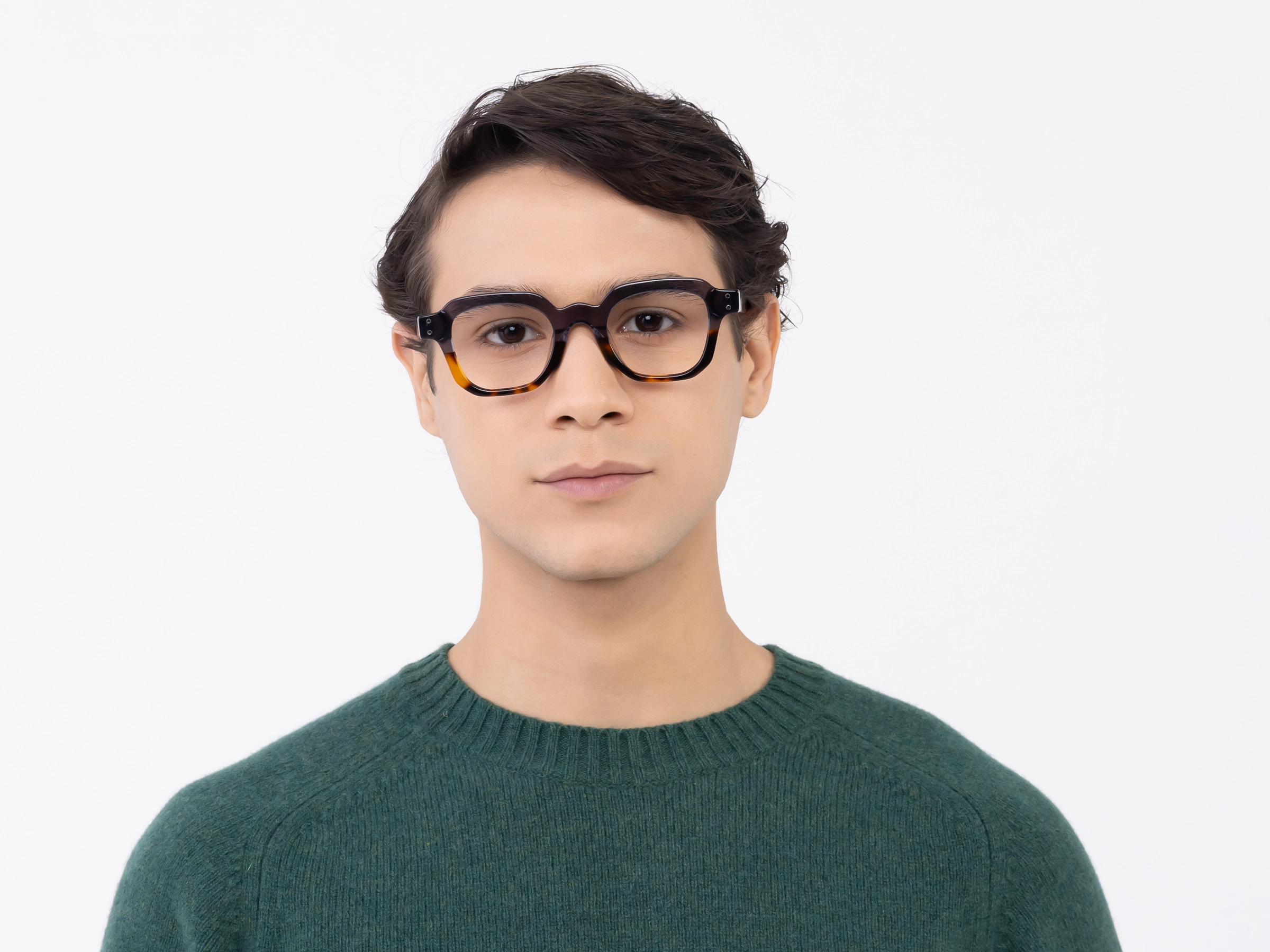Grey Tortoise Shell Glasses
