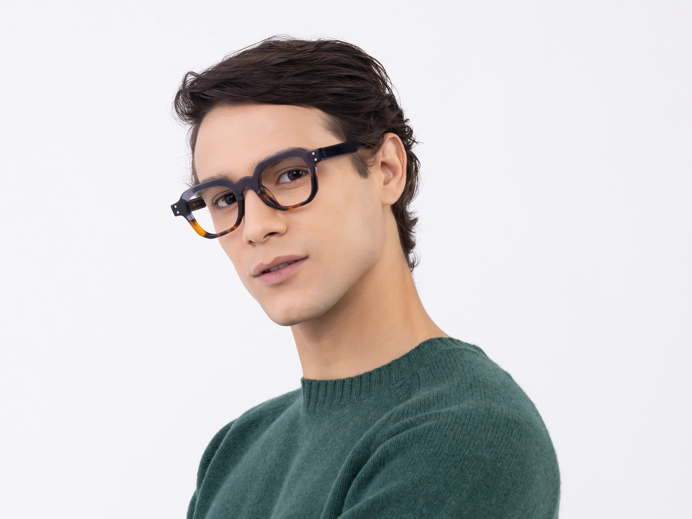 Grey Tortoise Shell Glasses