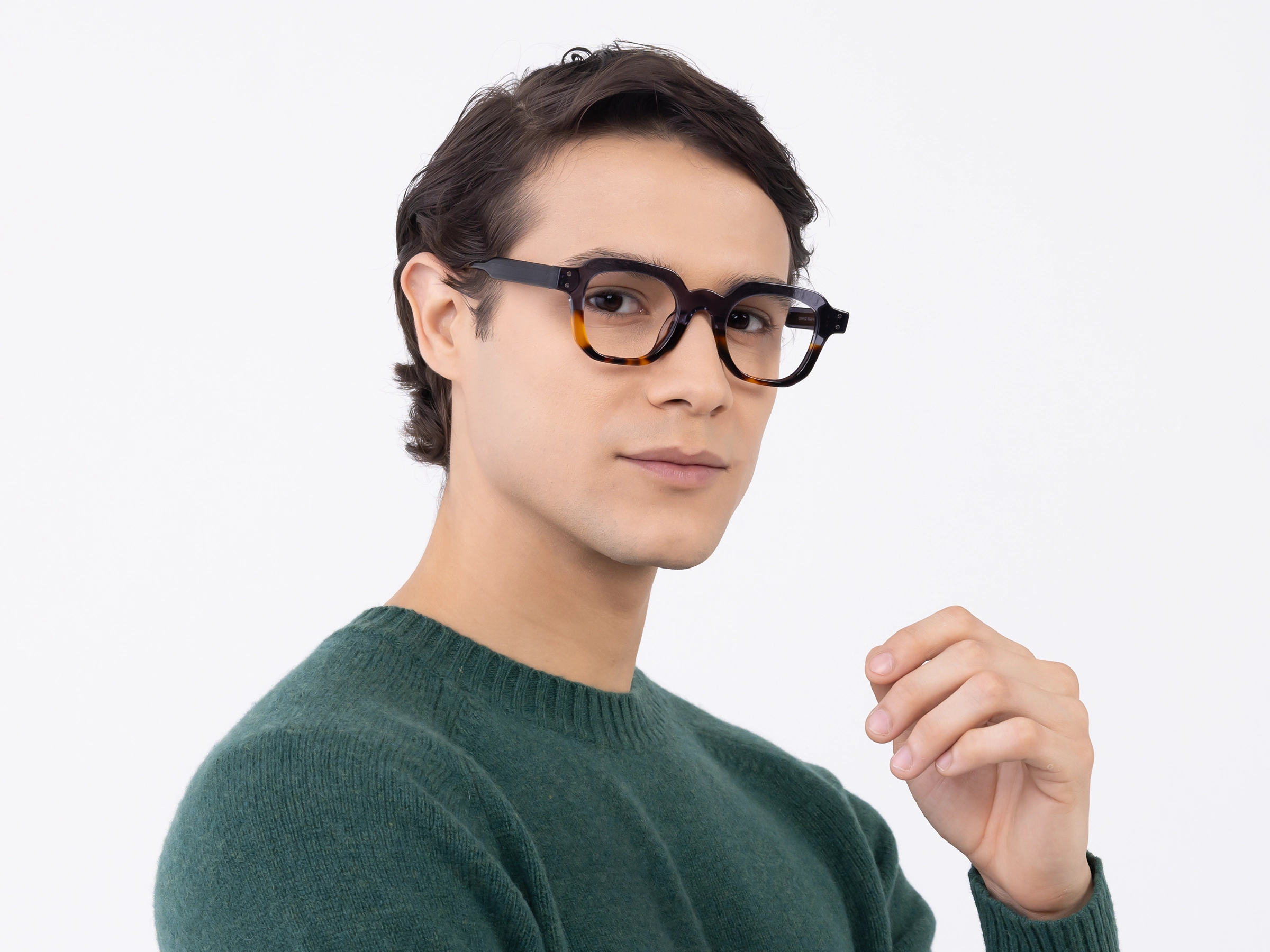 Grey Tortoise Shell Glasses