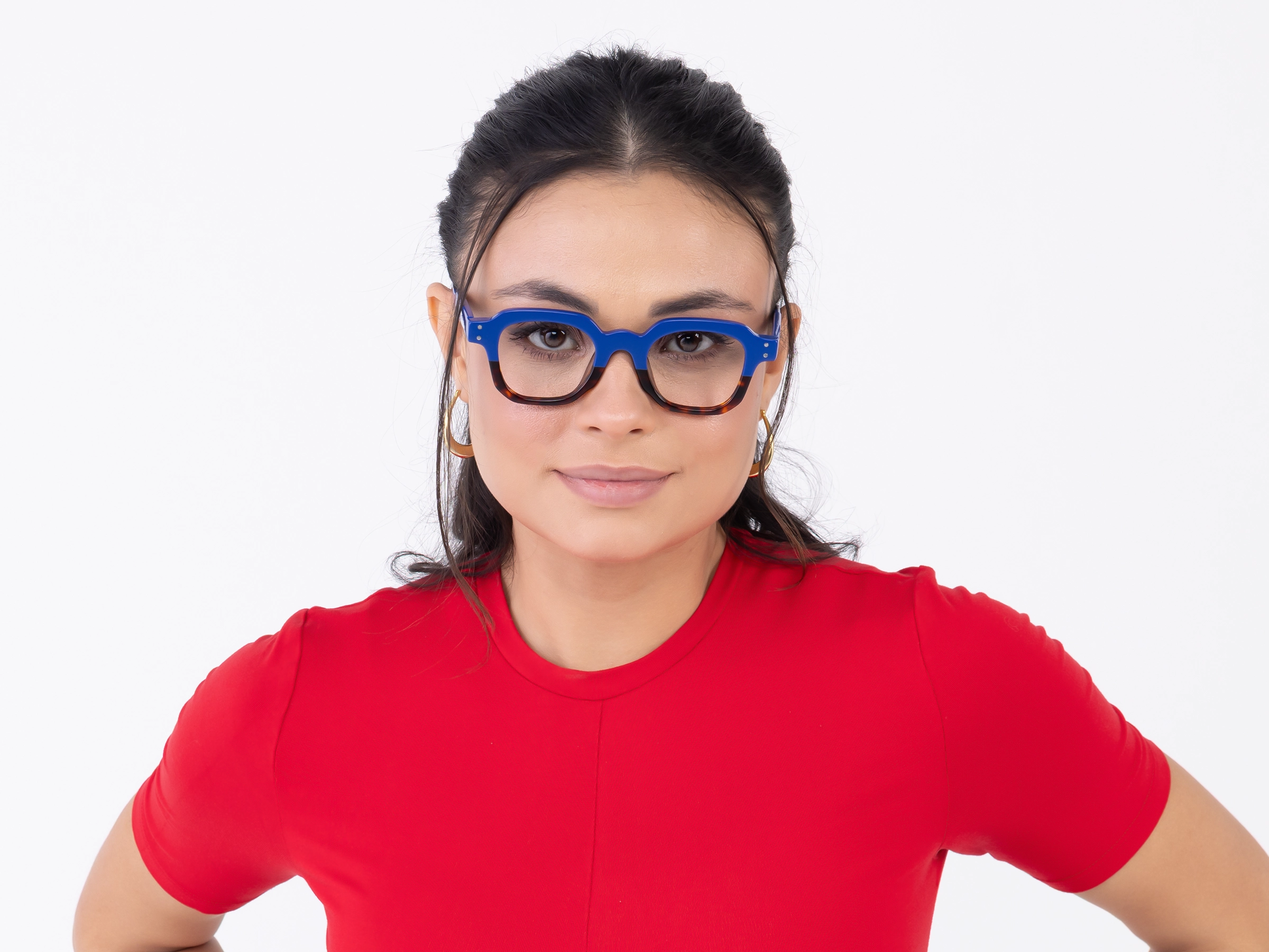 Blue And Tortoise Shell Glasses