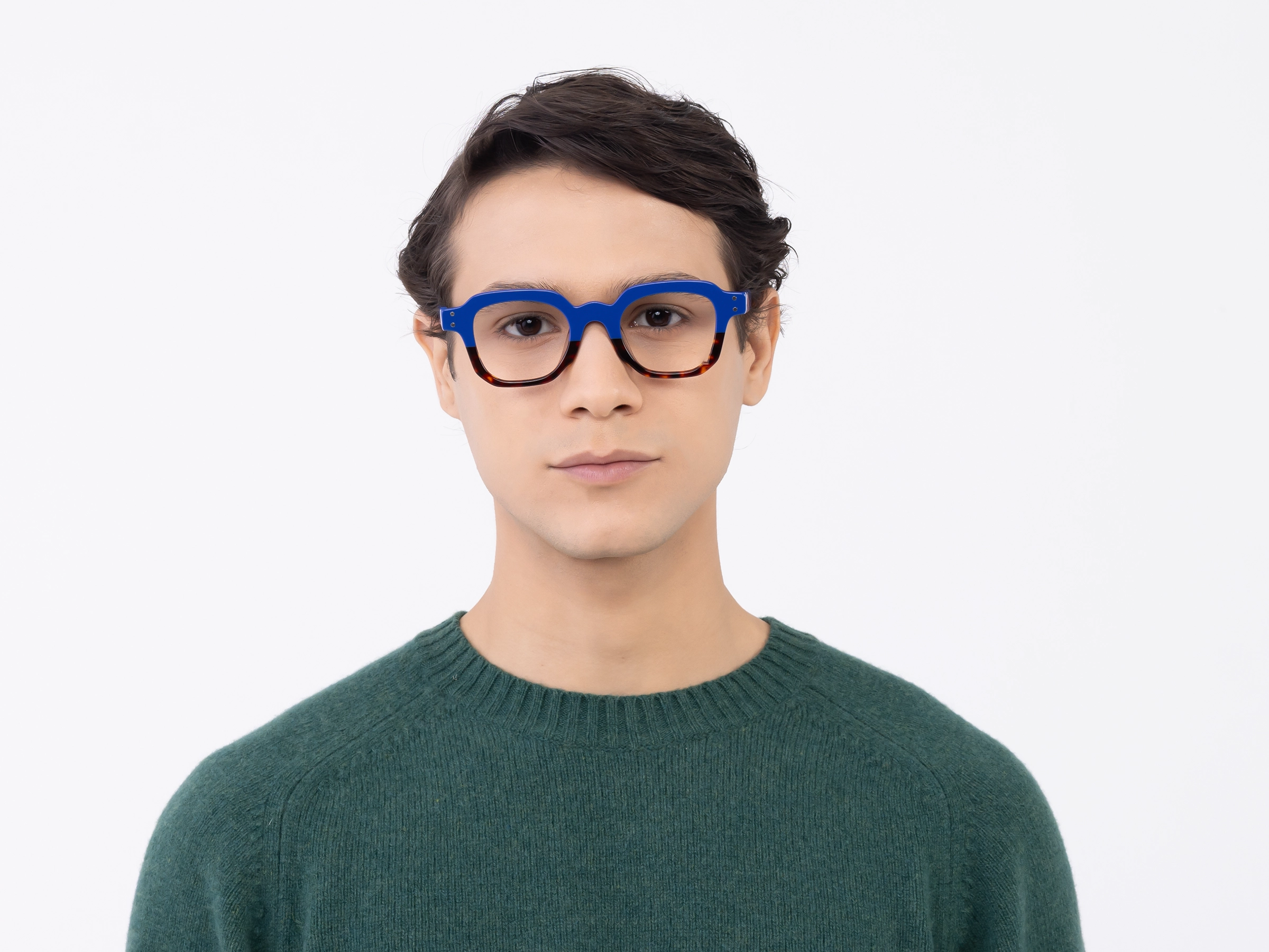 Blue And Tortoise Shell Glasses