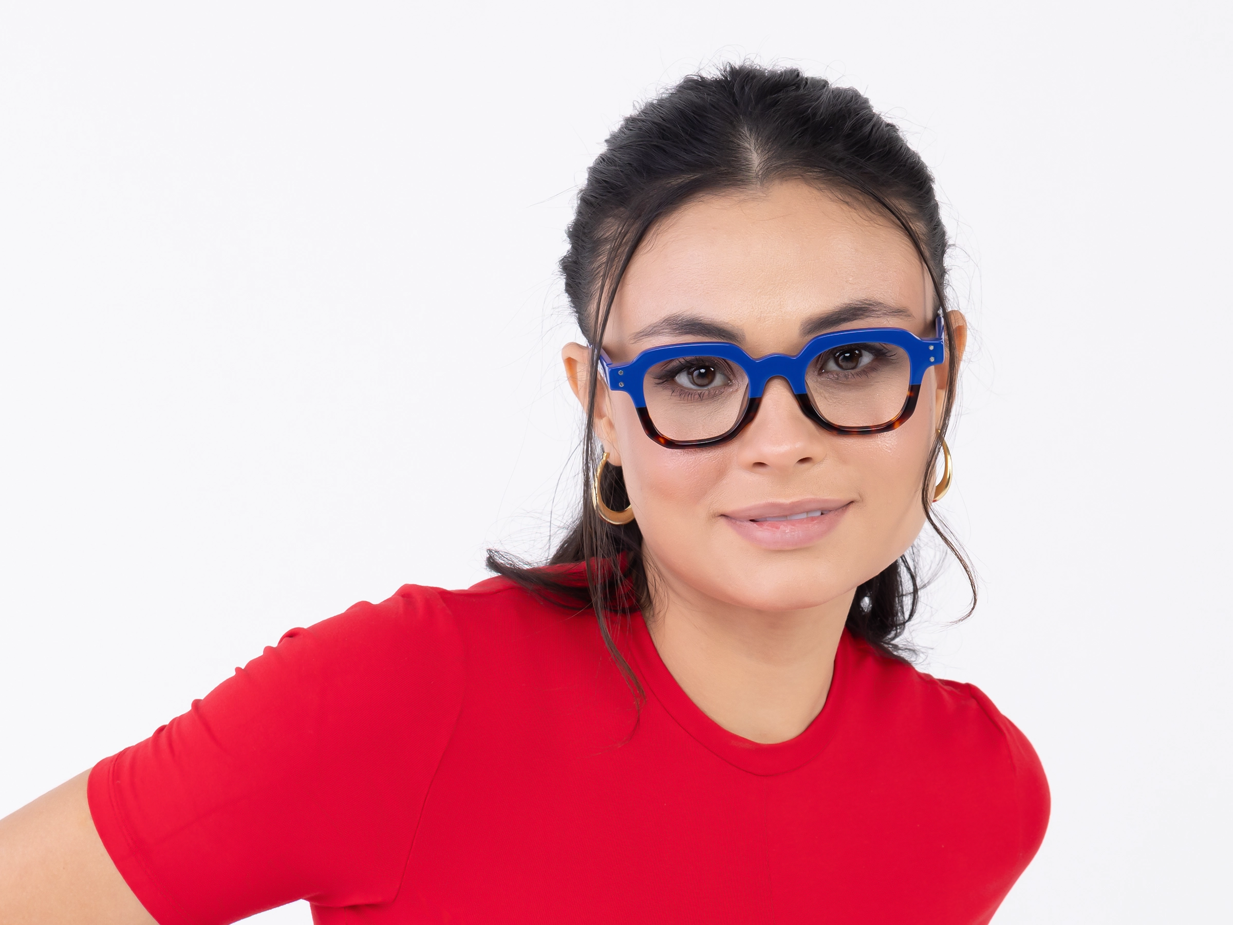 Blue And Tortoise Shell Glasses