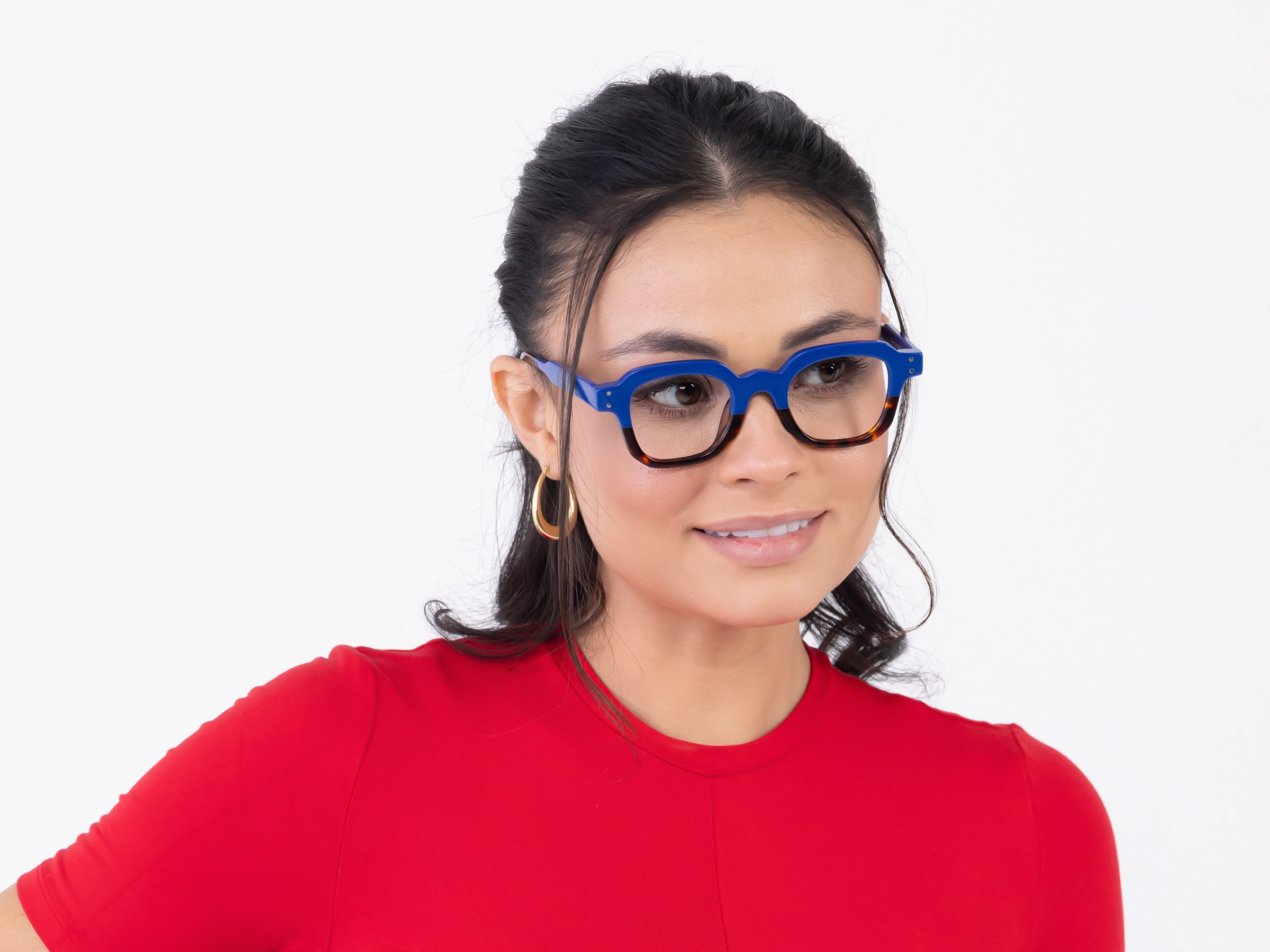 Blue And Tortoise Shell Glasses