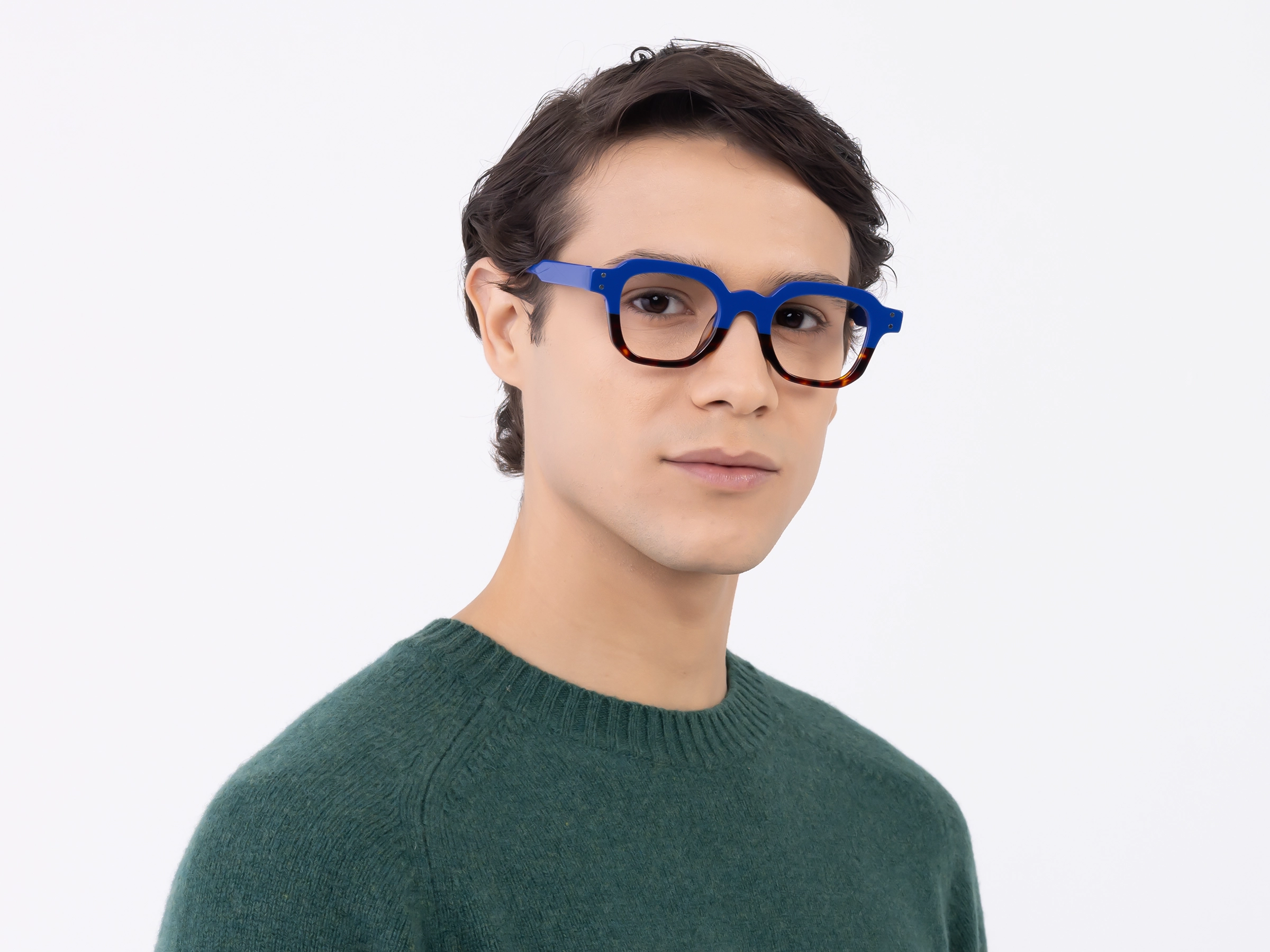 Blue And Tortoise Shell Glasses