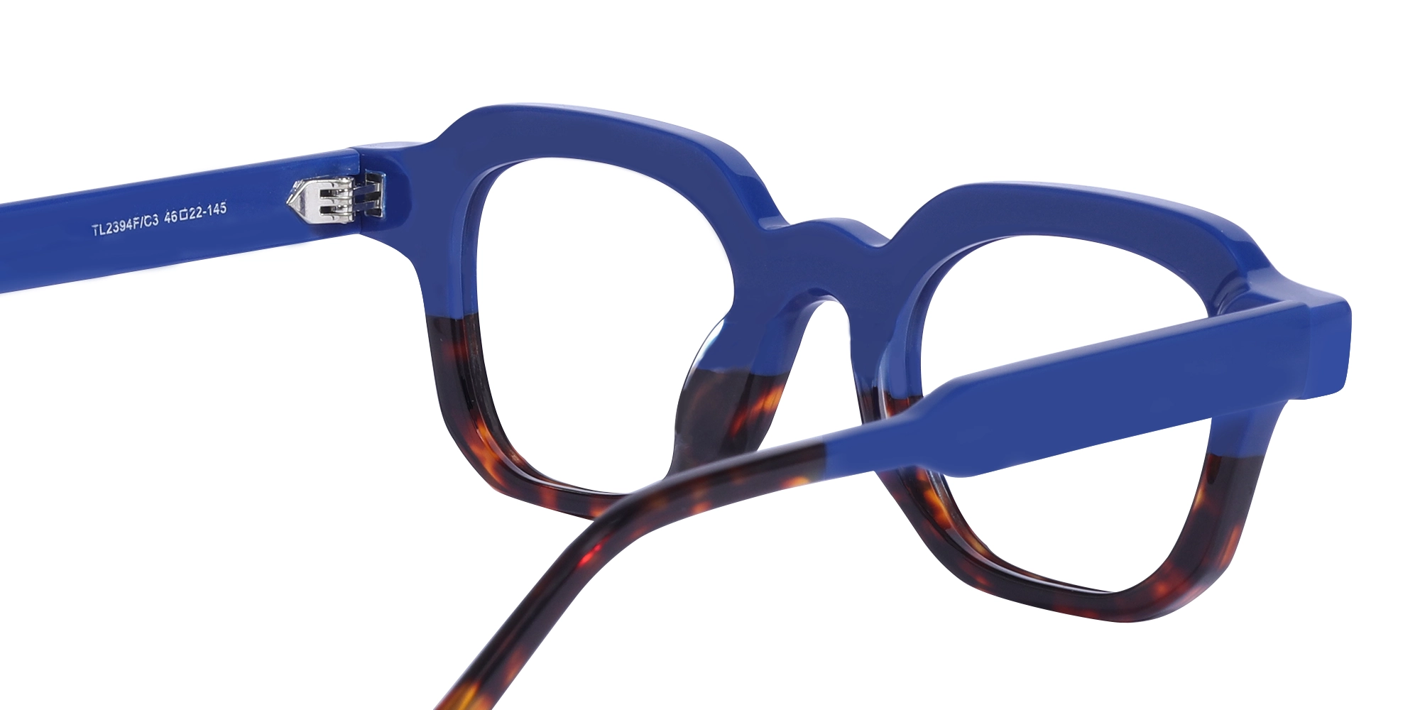 Blue And Tortoise Shell Glasses-5