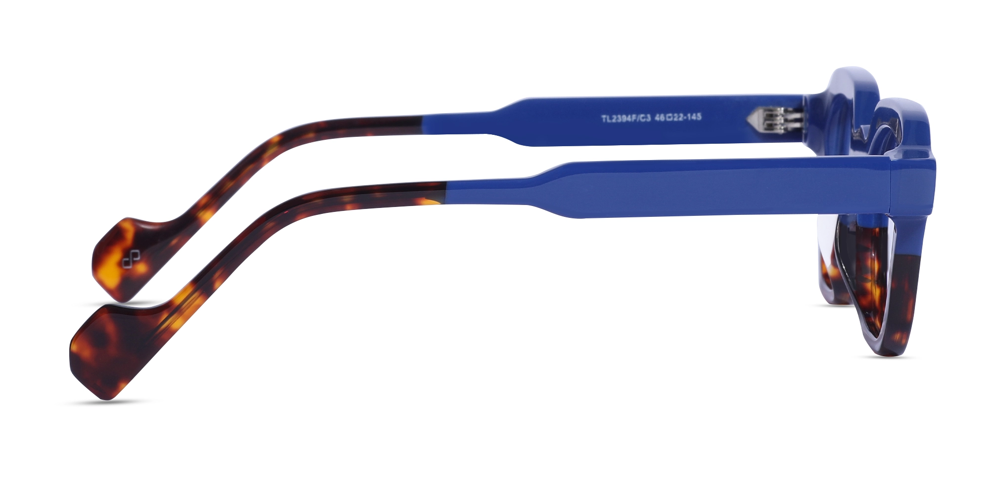 Blue And Tortoise Shell Glasses-4