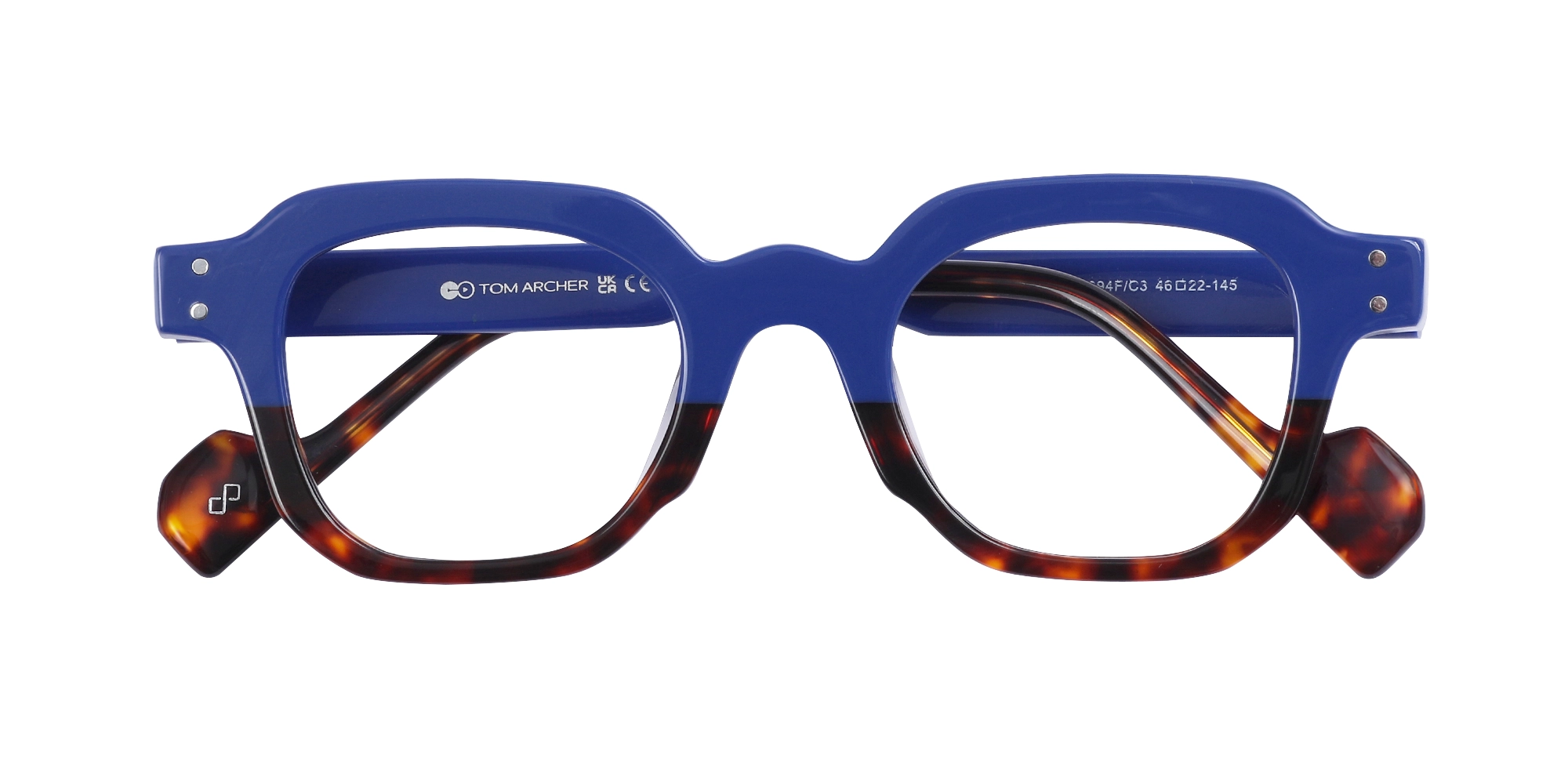 Blue And Tortoise Shell Glasses-6