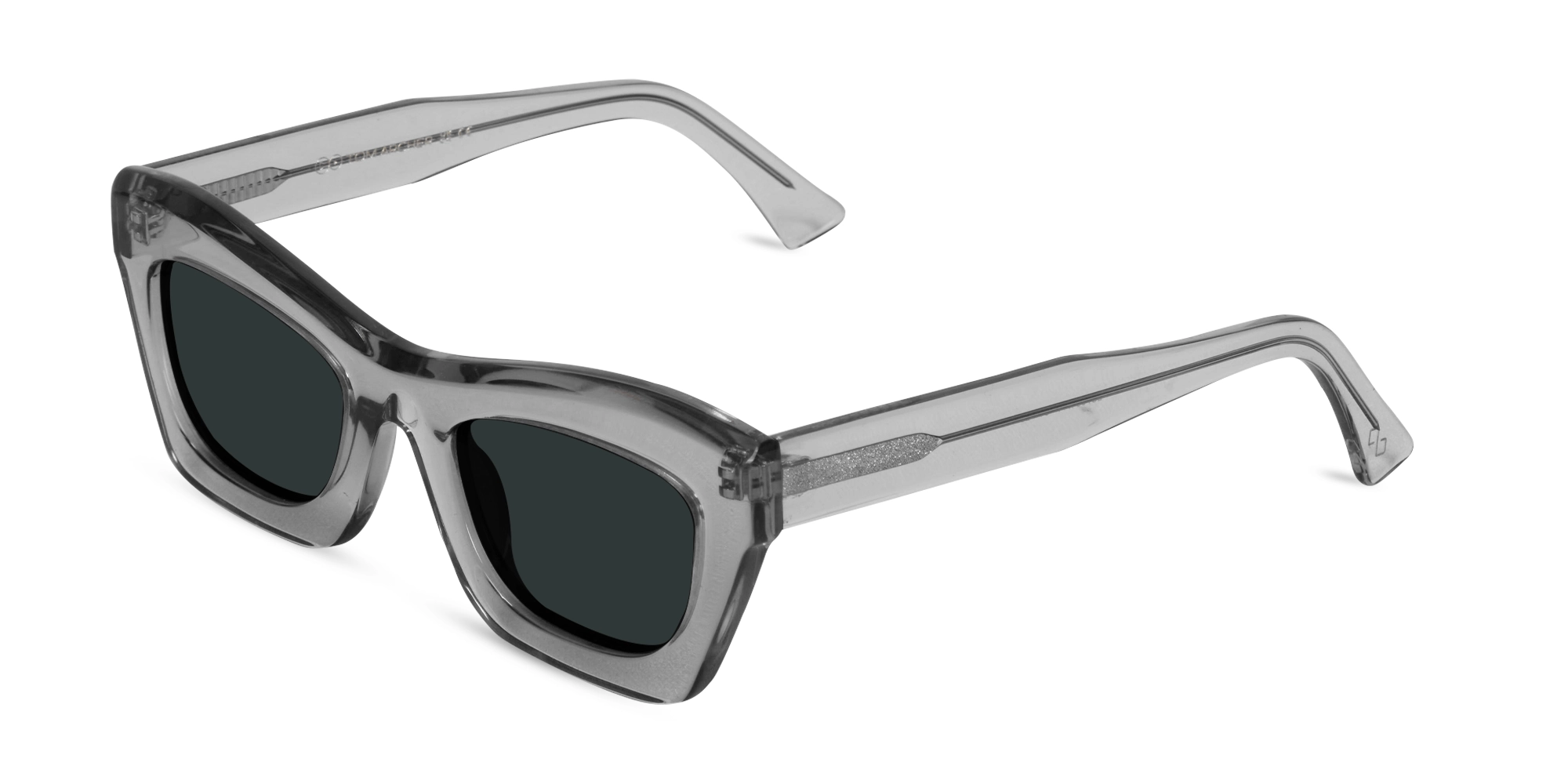 Grey Cat Eye Sunglasses-3