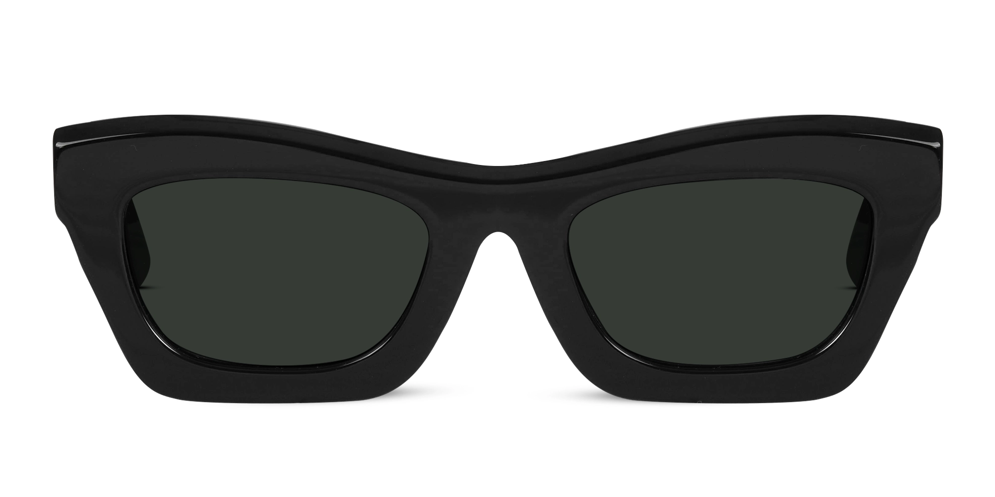 Womens Black Cat Eye Sunglasses-1