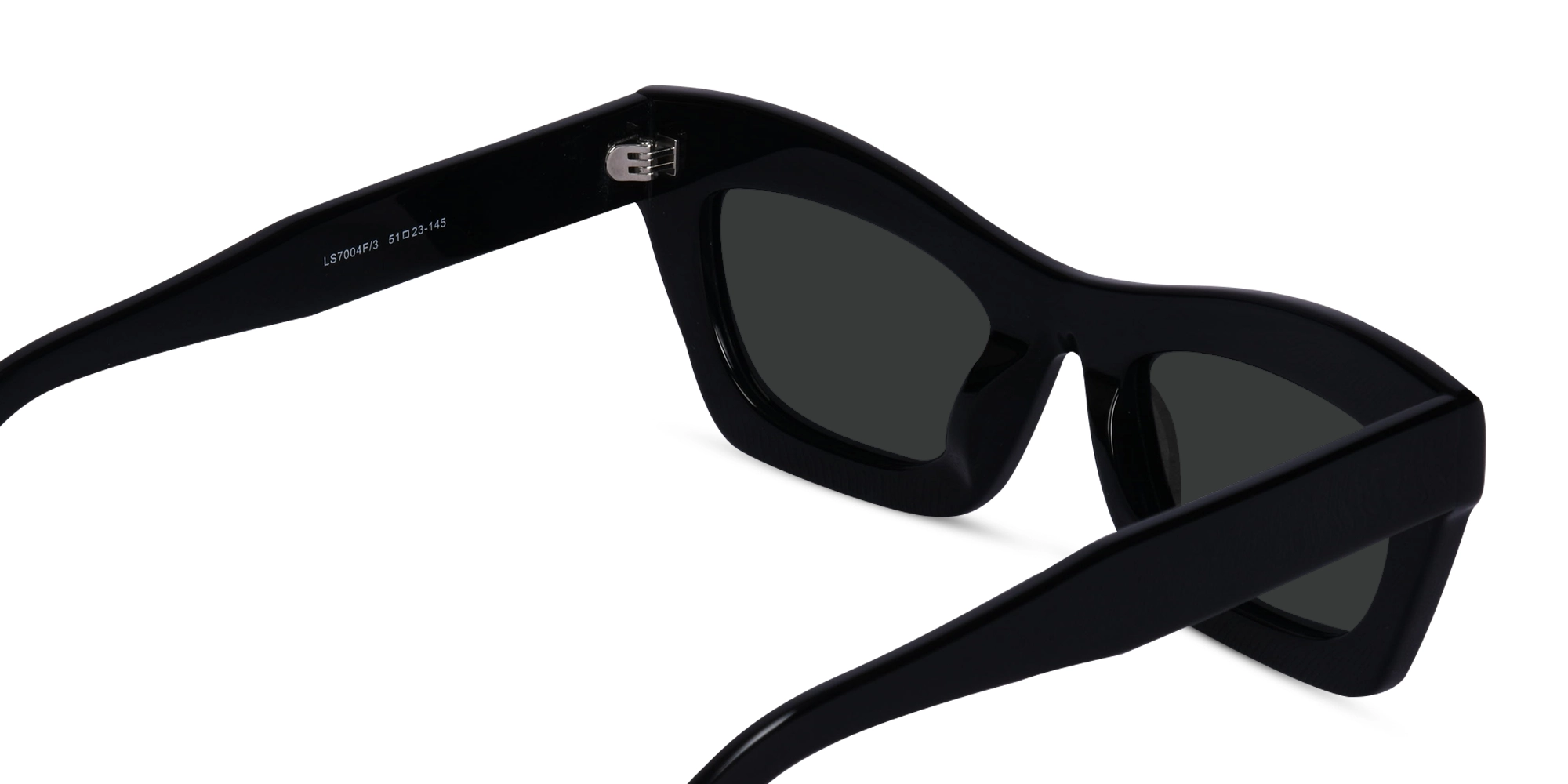 Womens Black Cat Eye Sunglasses-5