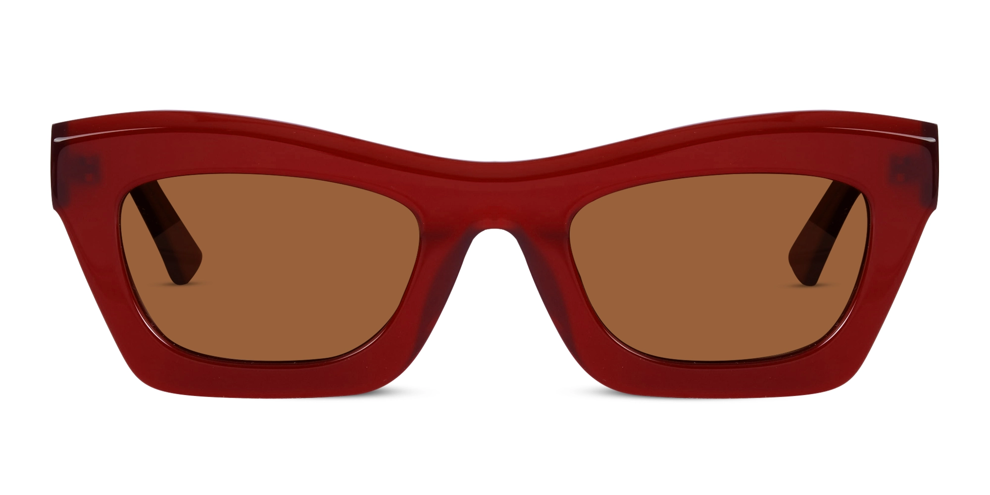 Red Thick Frame Sunglasses-1