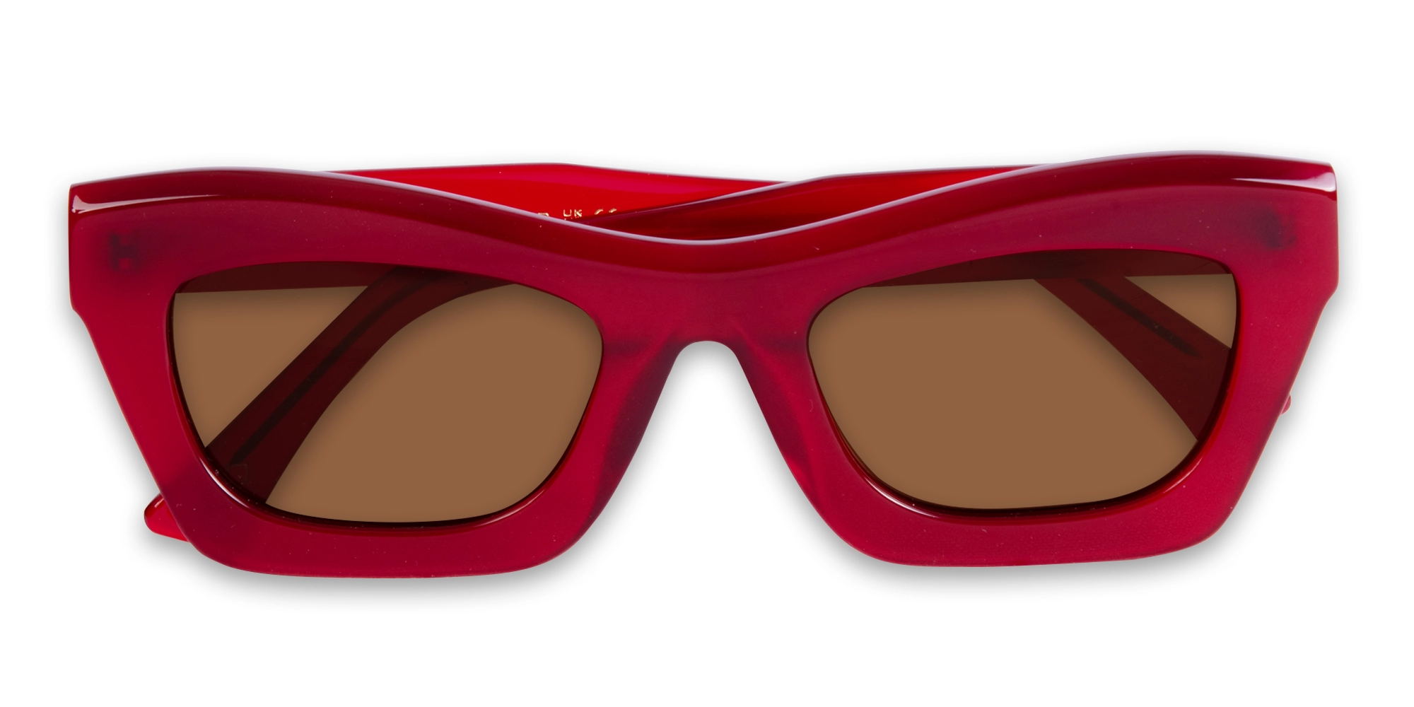 Red Thick Frame Sunglasses-6