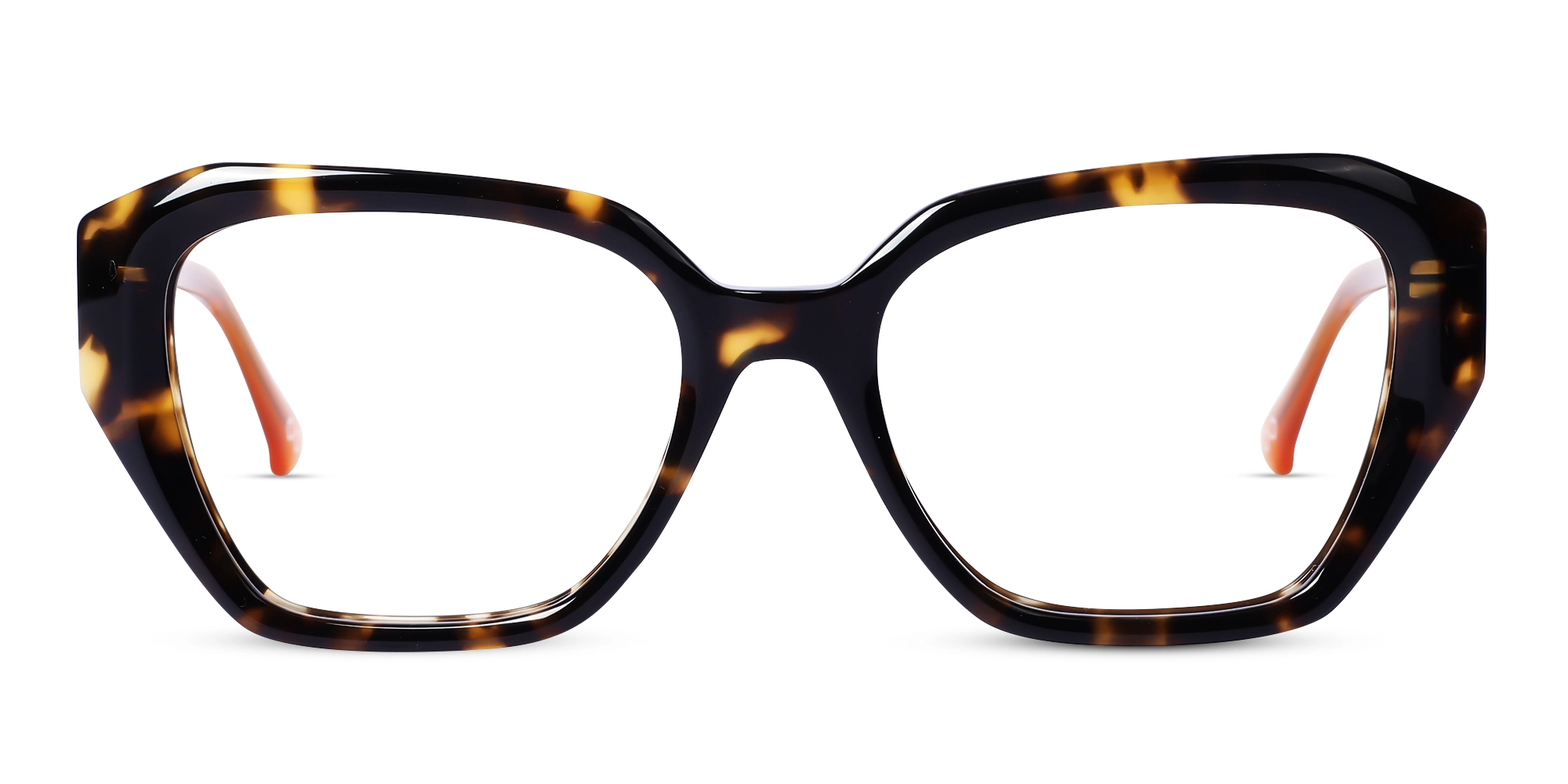 Tortoise Square Geometric Acetate Glasses