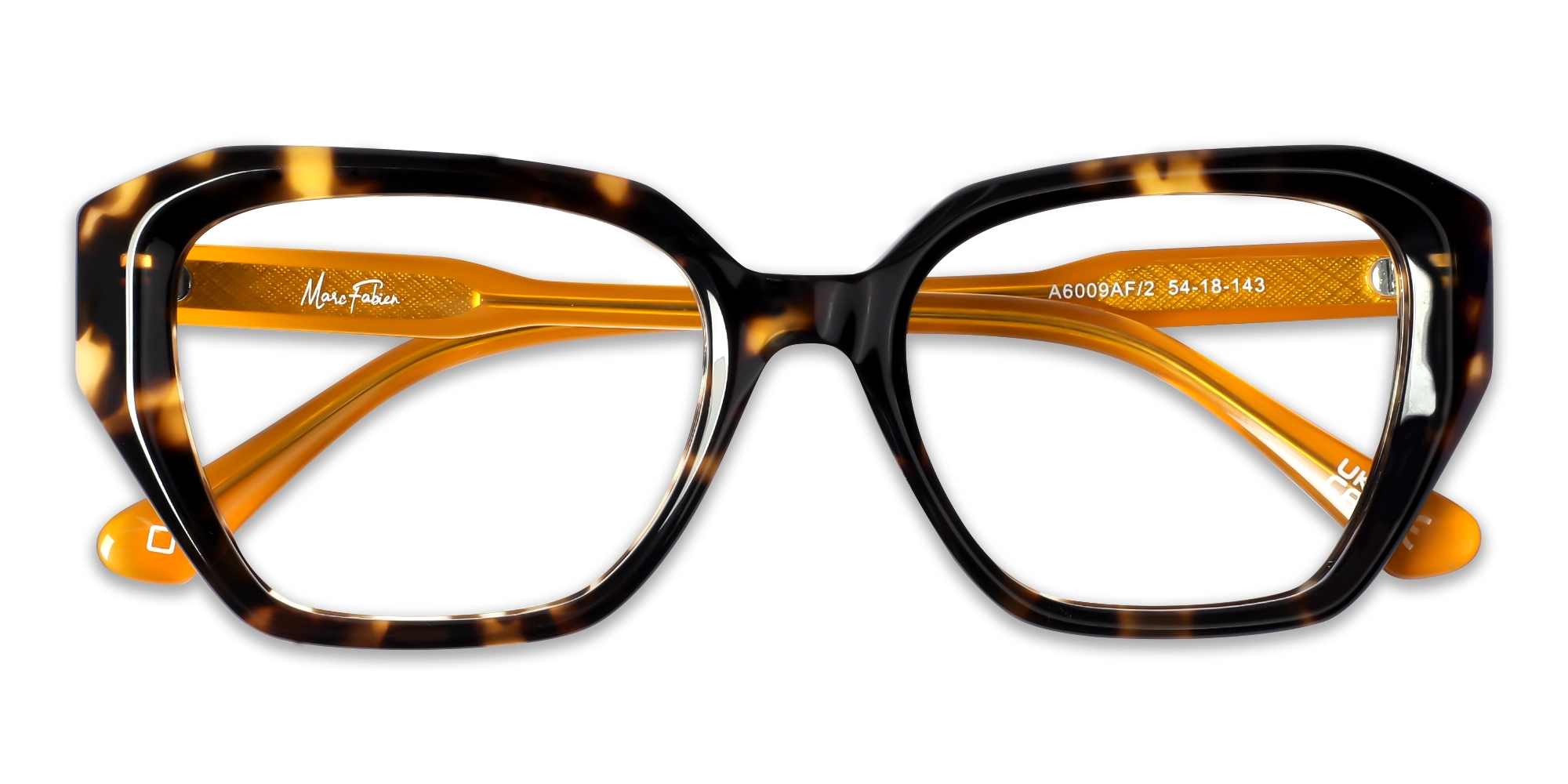 Tortoise Square Geometric Acetate Glasses
