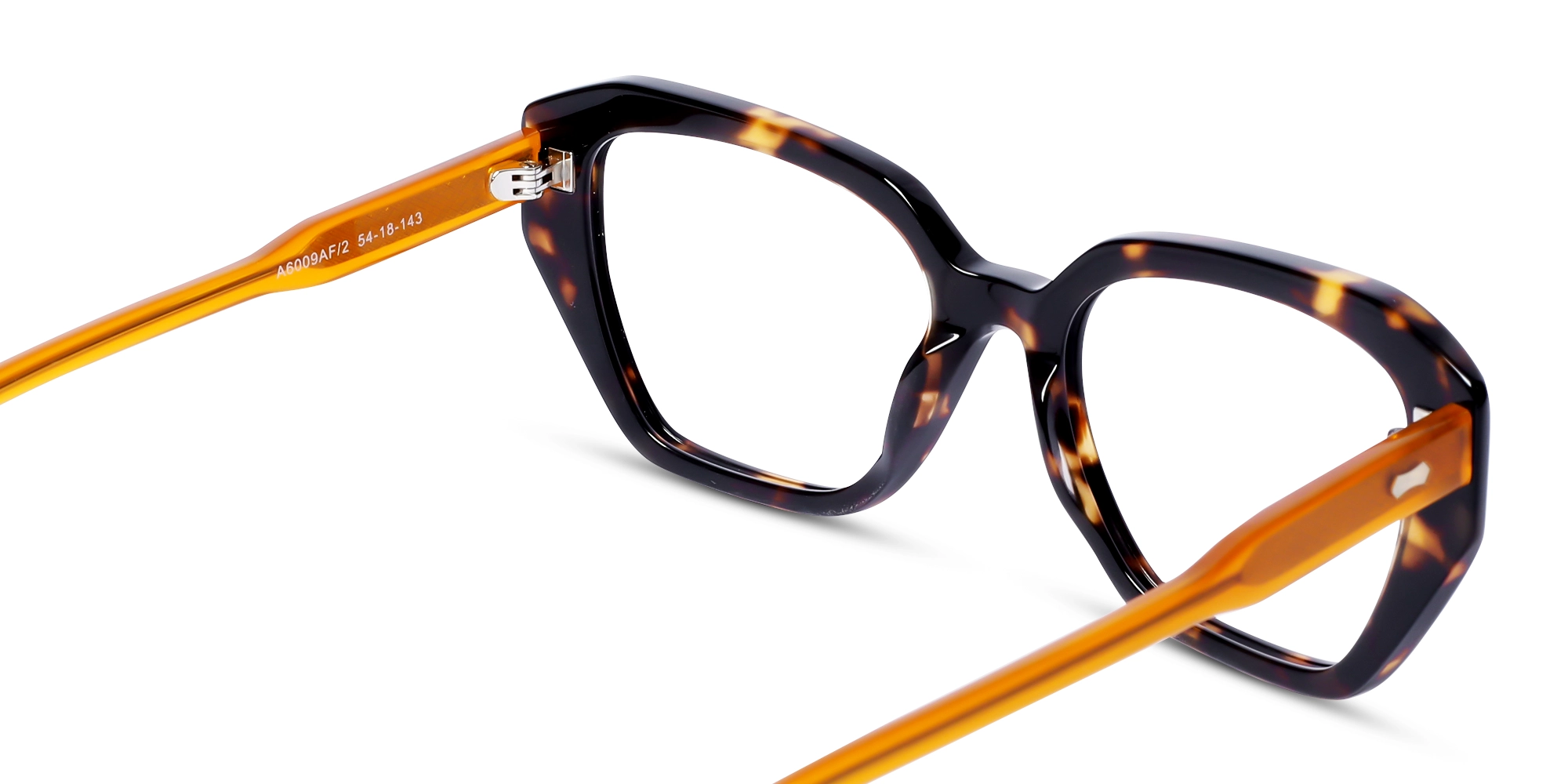 Tortoise Square Geometric Acetate Glasses