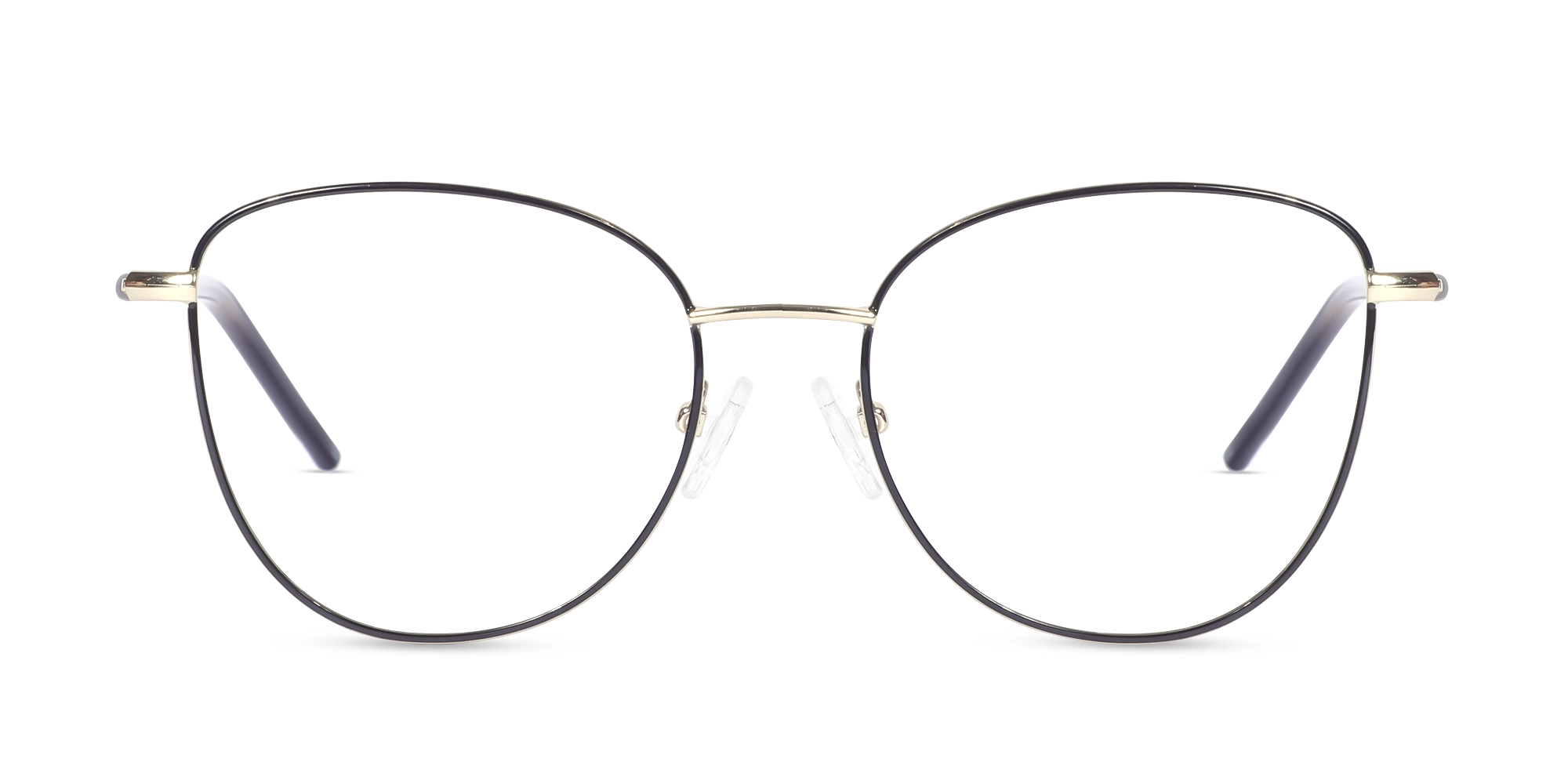 T7596F/2 - Gold & black glasses